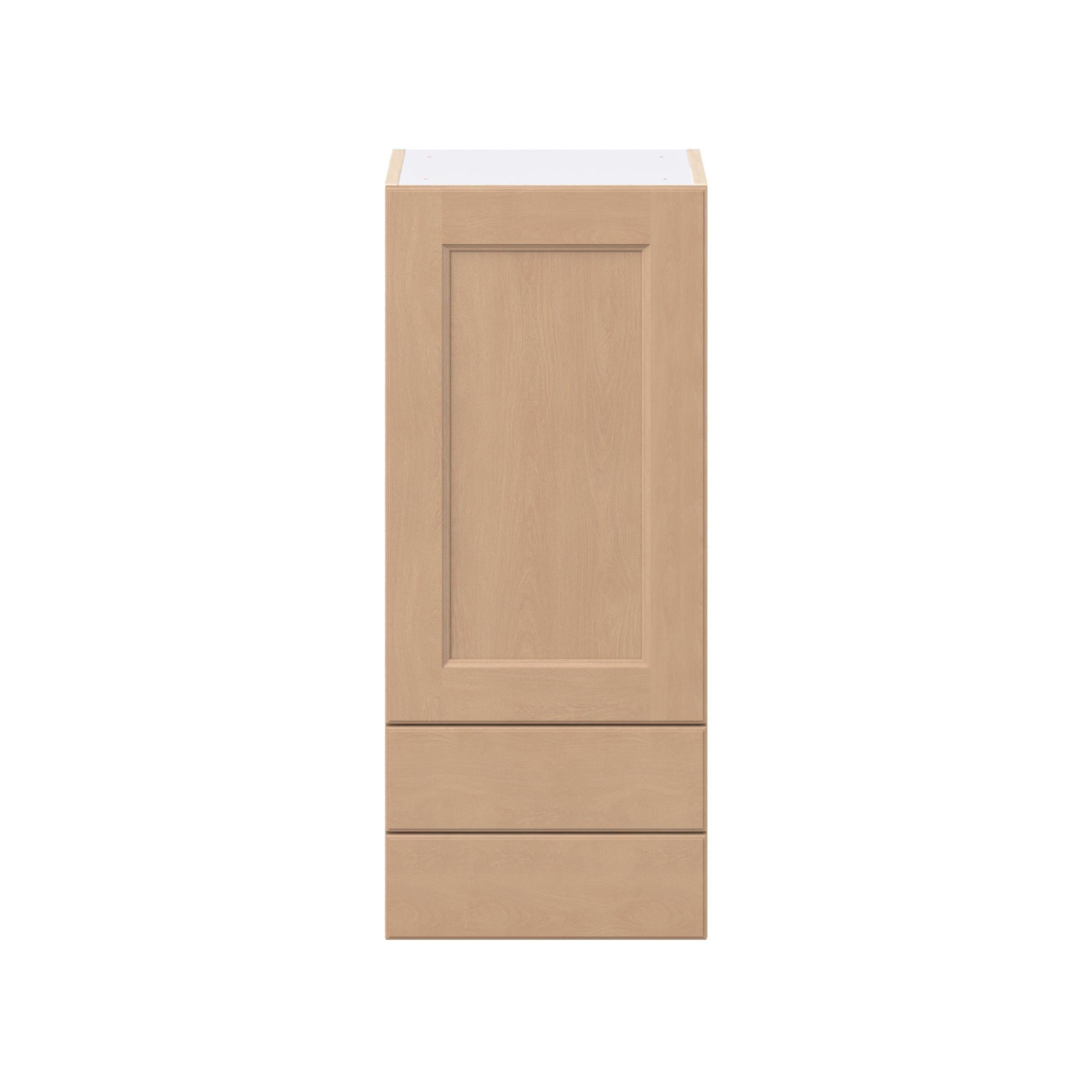 Sugarhill 15 in. Stained Sugar Cookie Door and Drawer Wall Cabinet