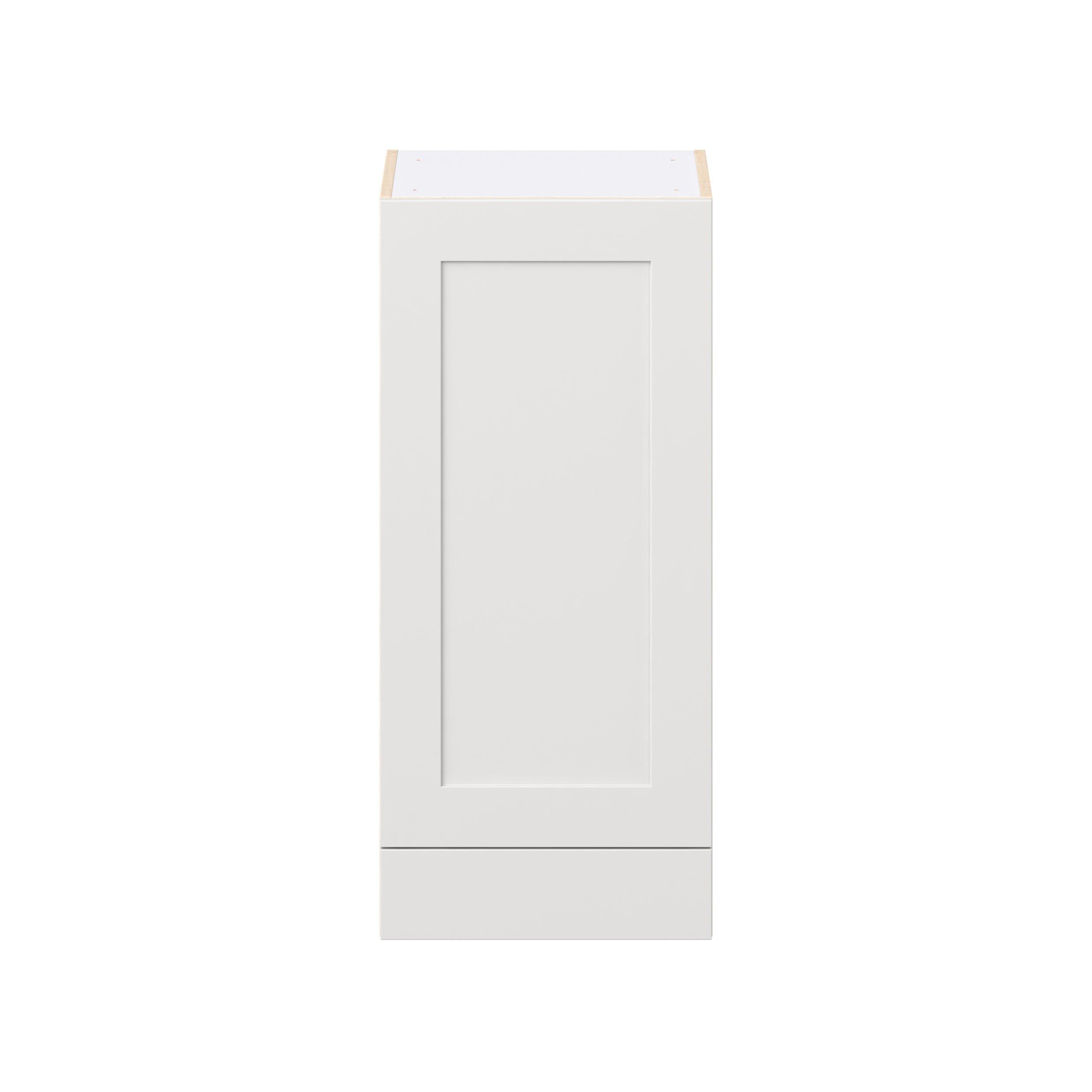 Candler 18 in. Painted Warm White Door and Drawer Wall Cabinet