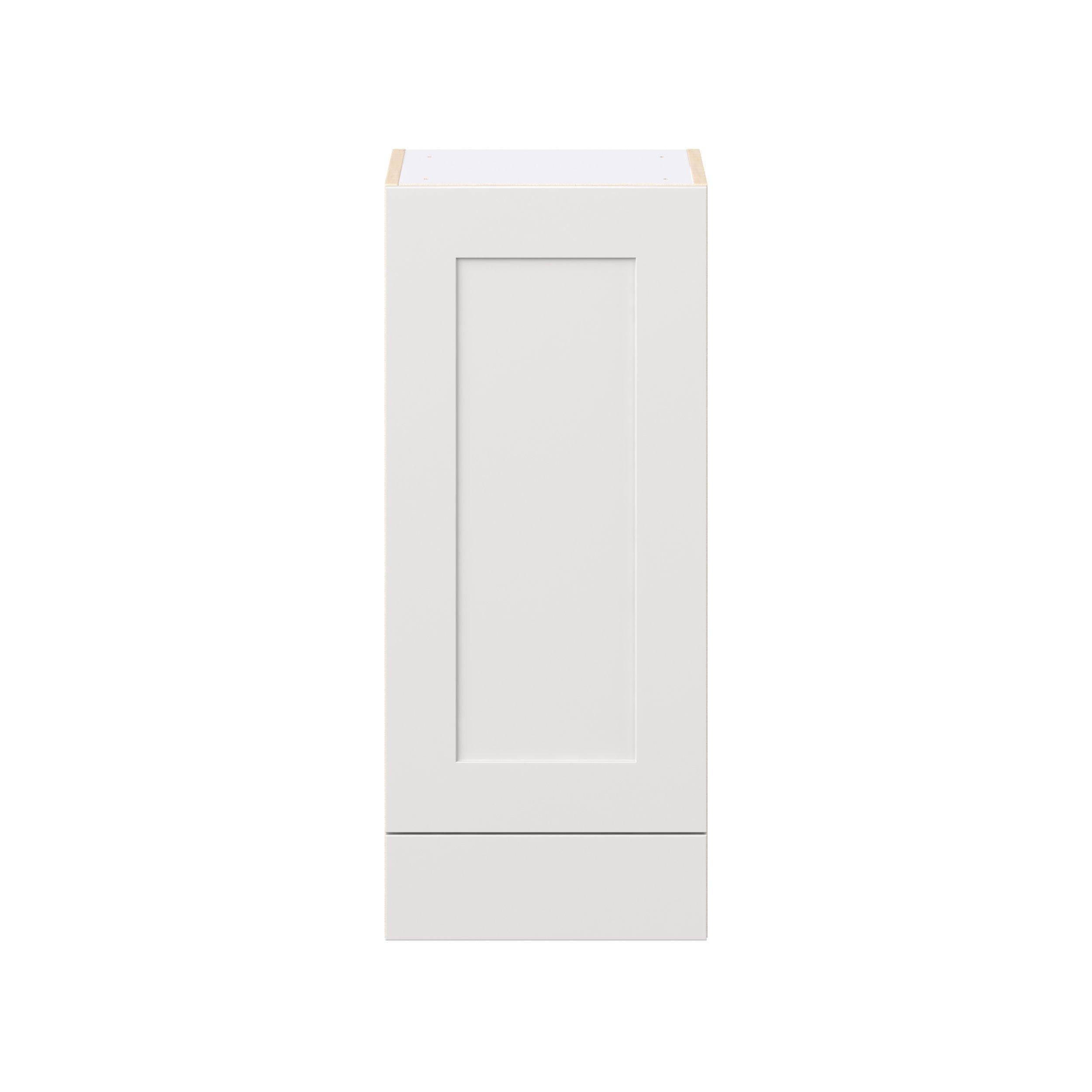 Candler 15 in. Painted Warm White Door and Drawer Wall Cabinet