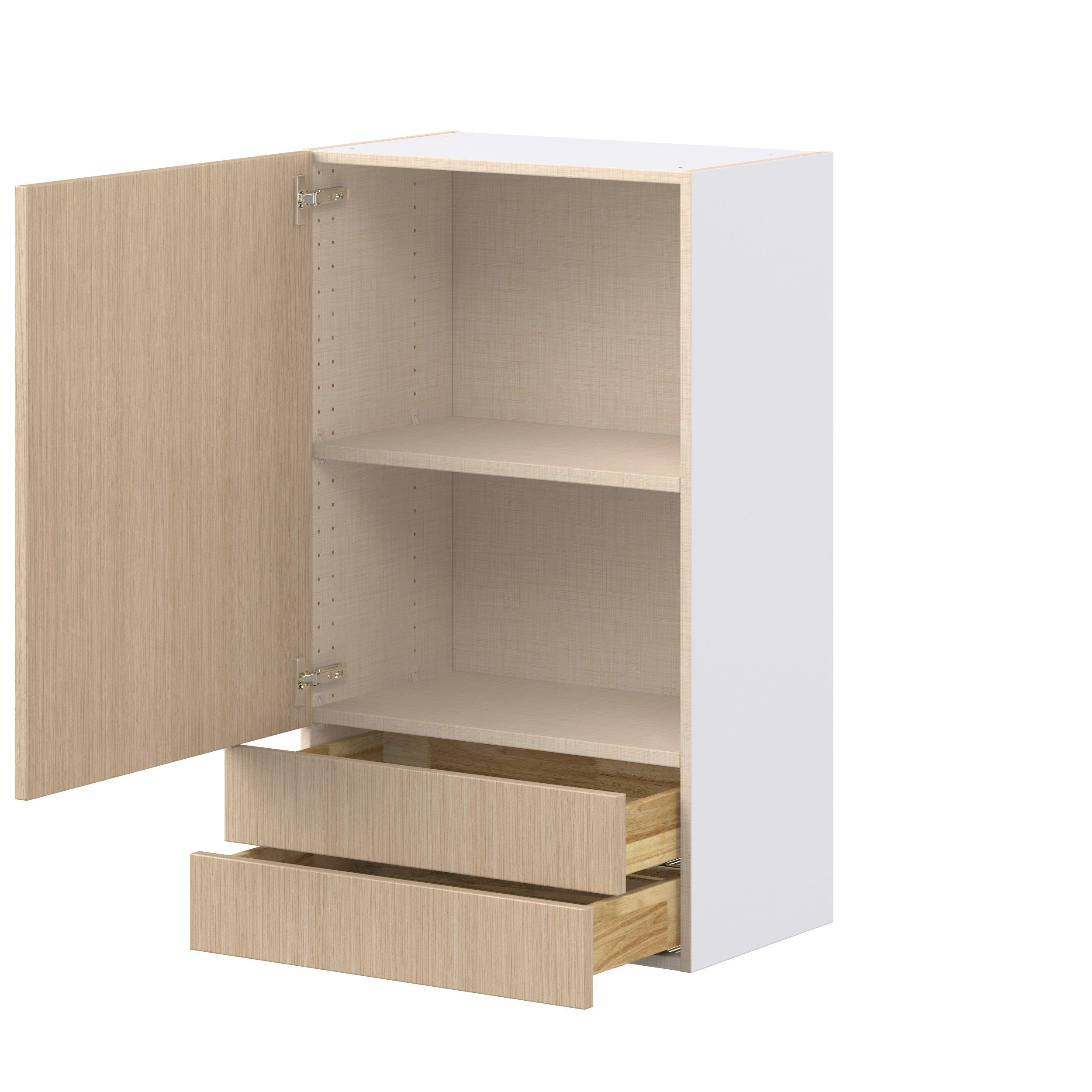 Glenwood 24 in. Mojavi Oak Door and Drawer Wall Cabinet
