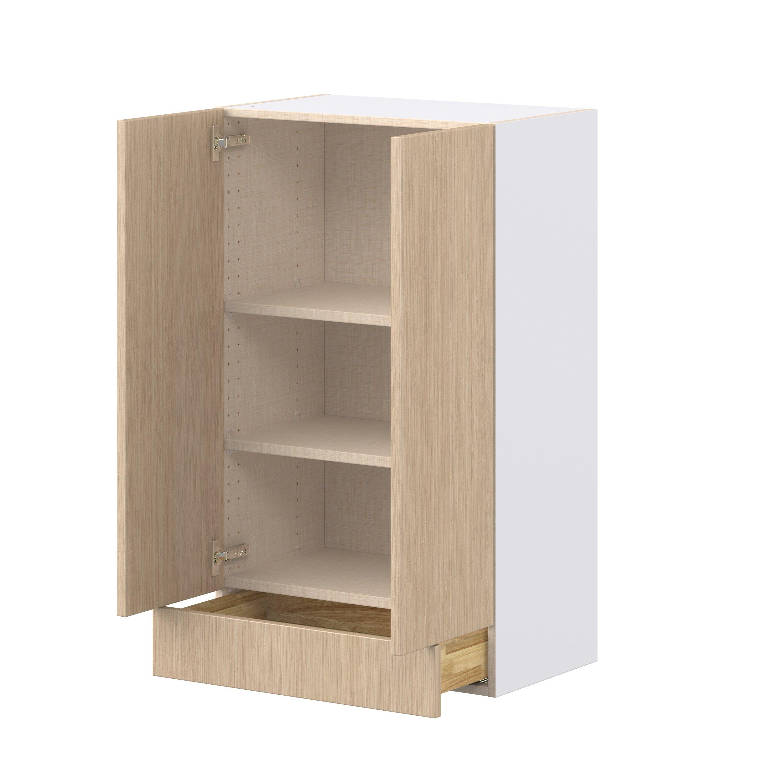 Glenwood 24 in. Mojavi Oak Door and Drawer Wall Cabinet
