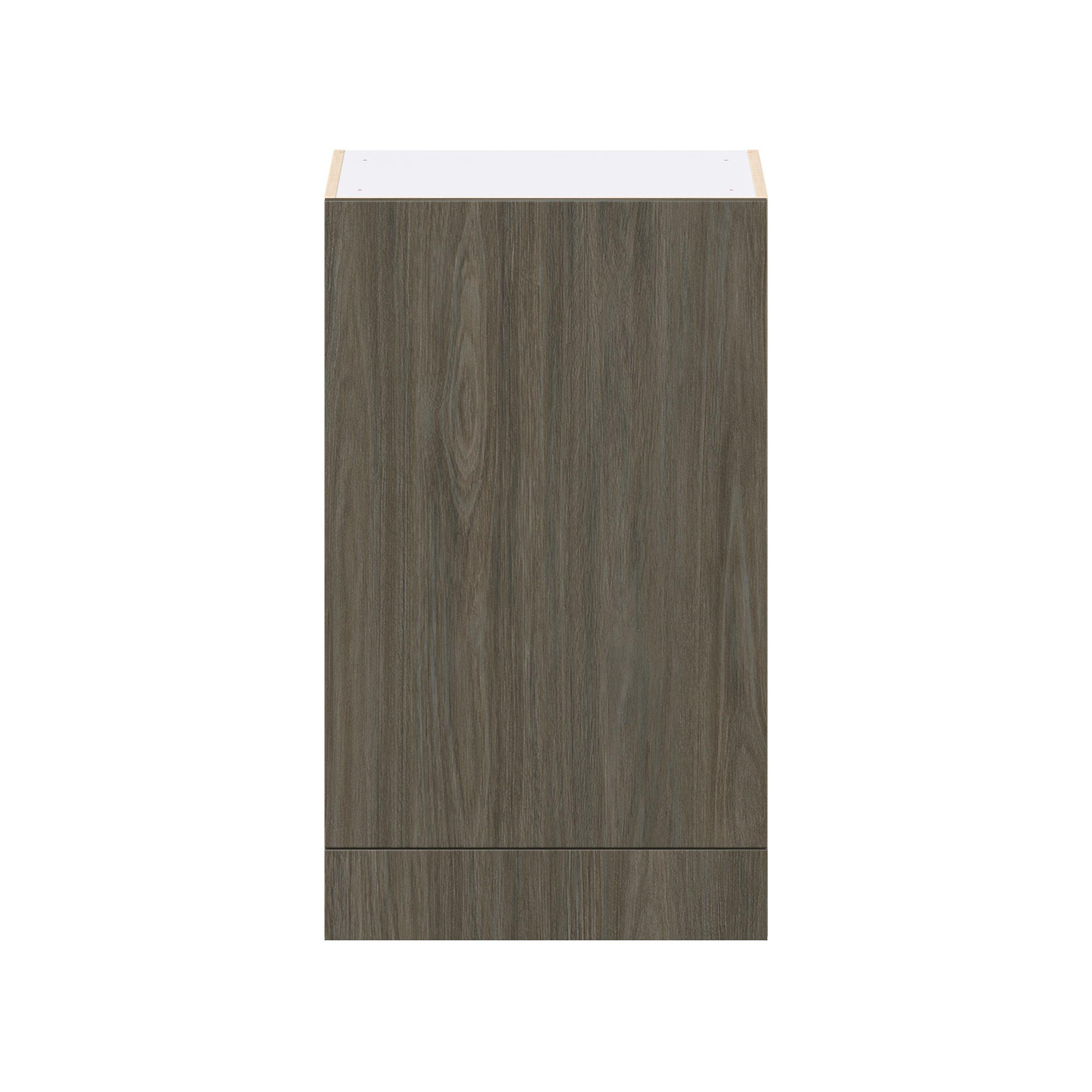 Glenwood 24 in. Burnt Walnut Door and Drawer Wall Cabinet