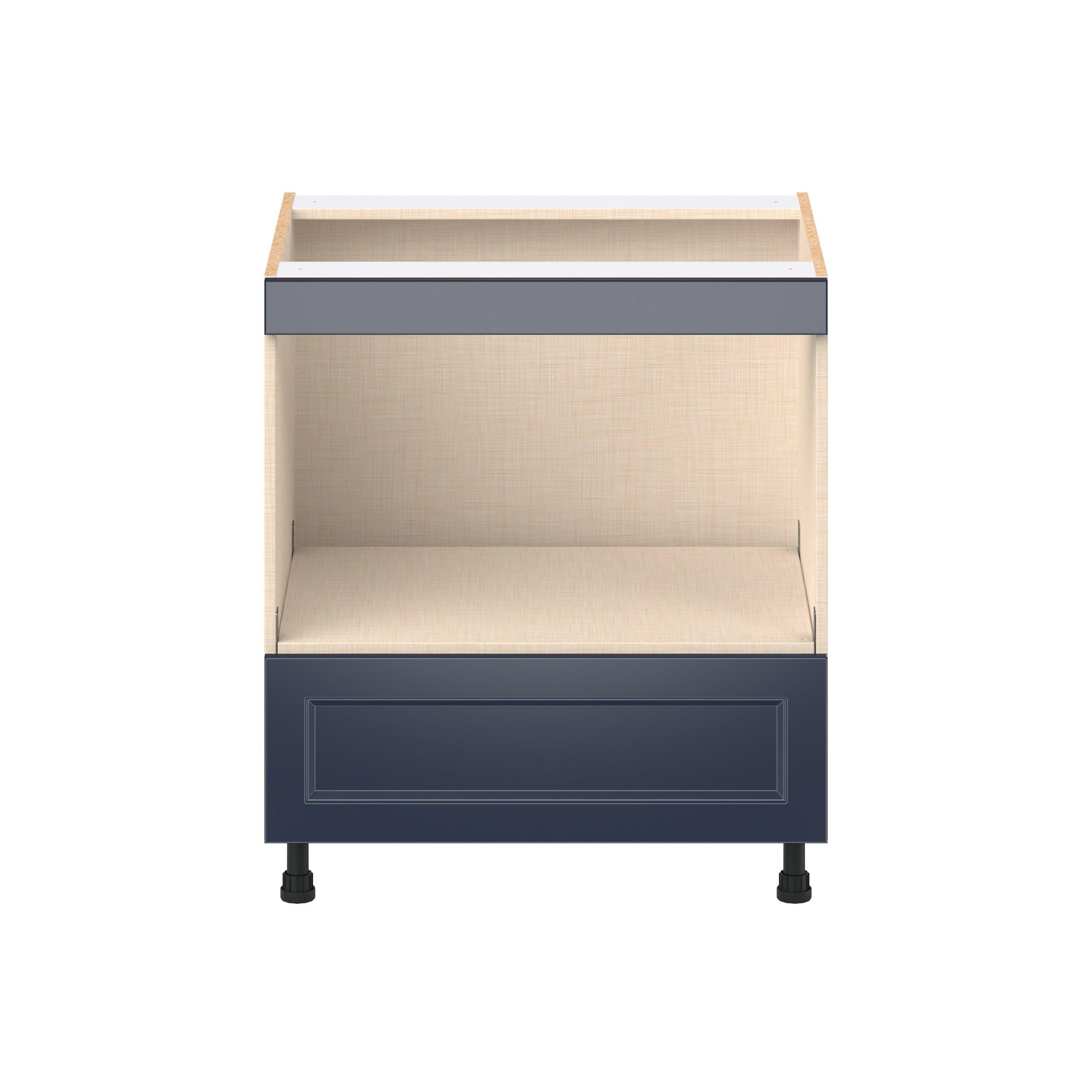Peachtree 30 in. Painted Midnight Blue Microwave Base Cabinet