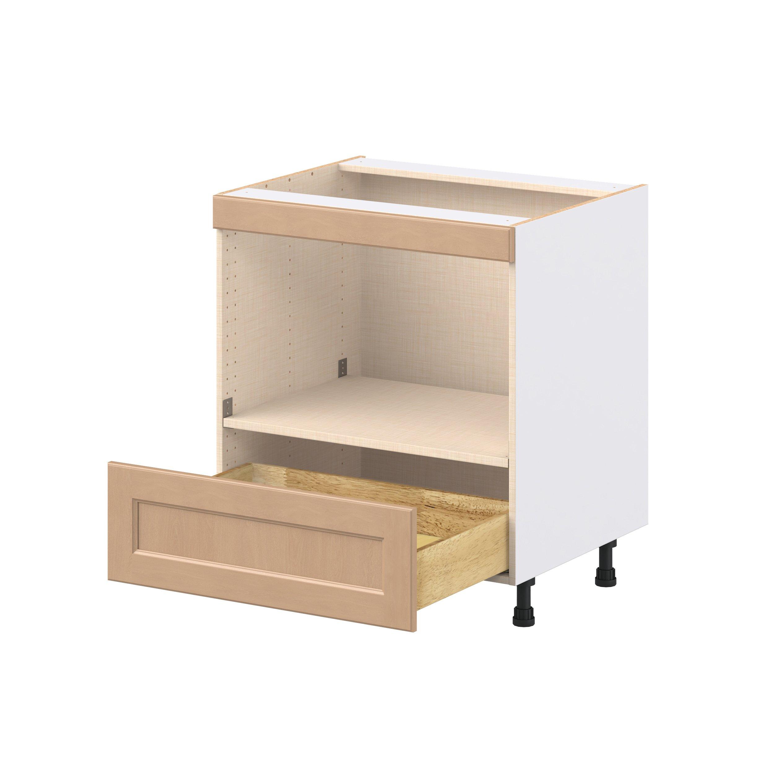 Sugarhill 30 in. Stained Sugar Cookie Microwave Base Cabinet