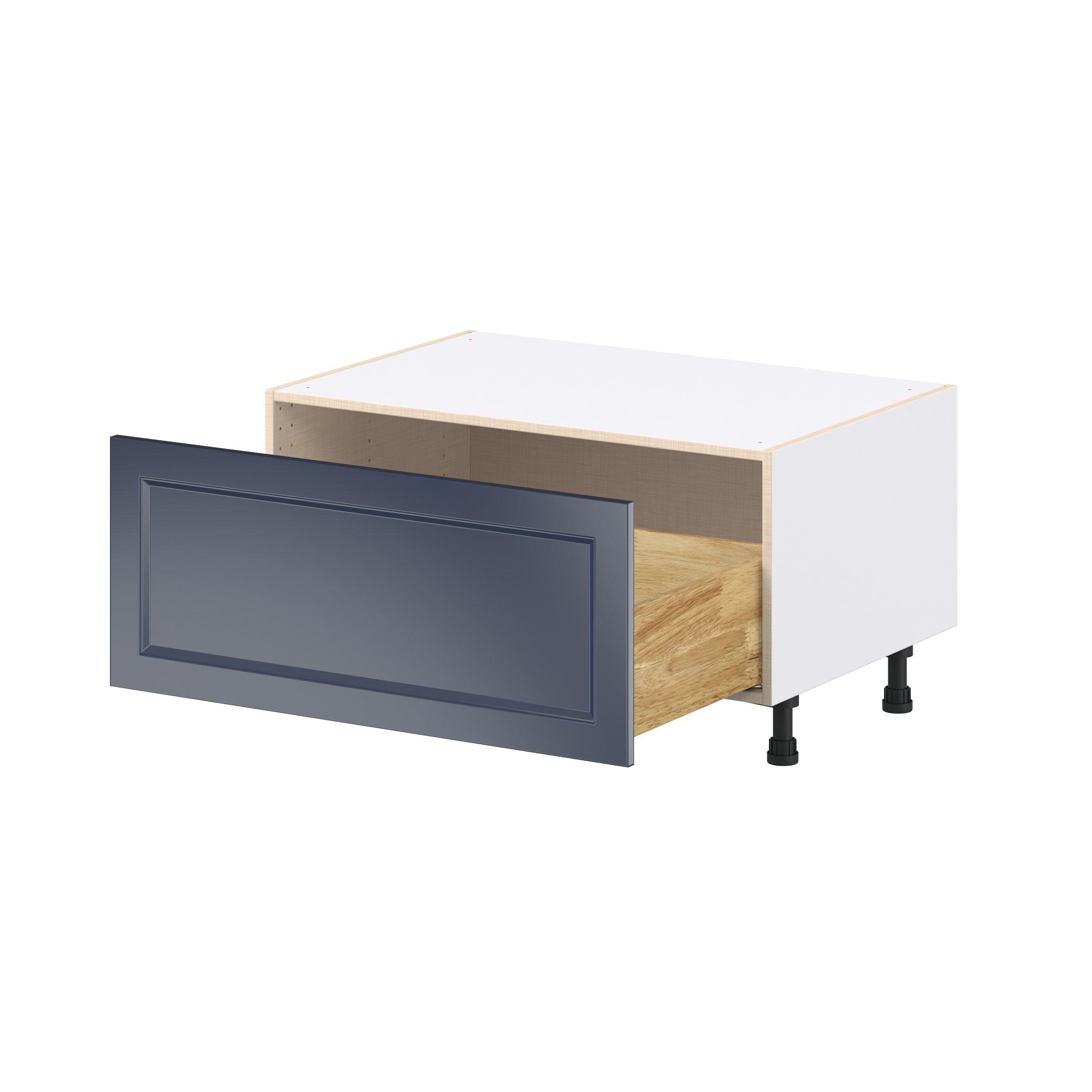 Peachtree 36 in. Painted Midnight Blue Window Seat Base Cabinet