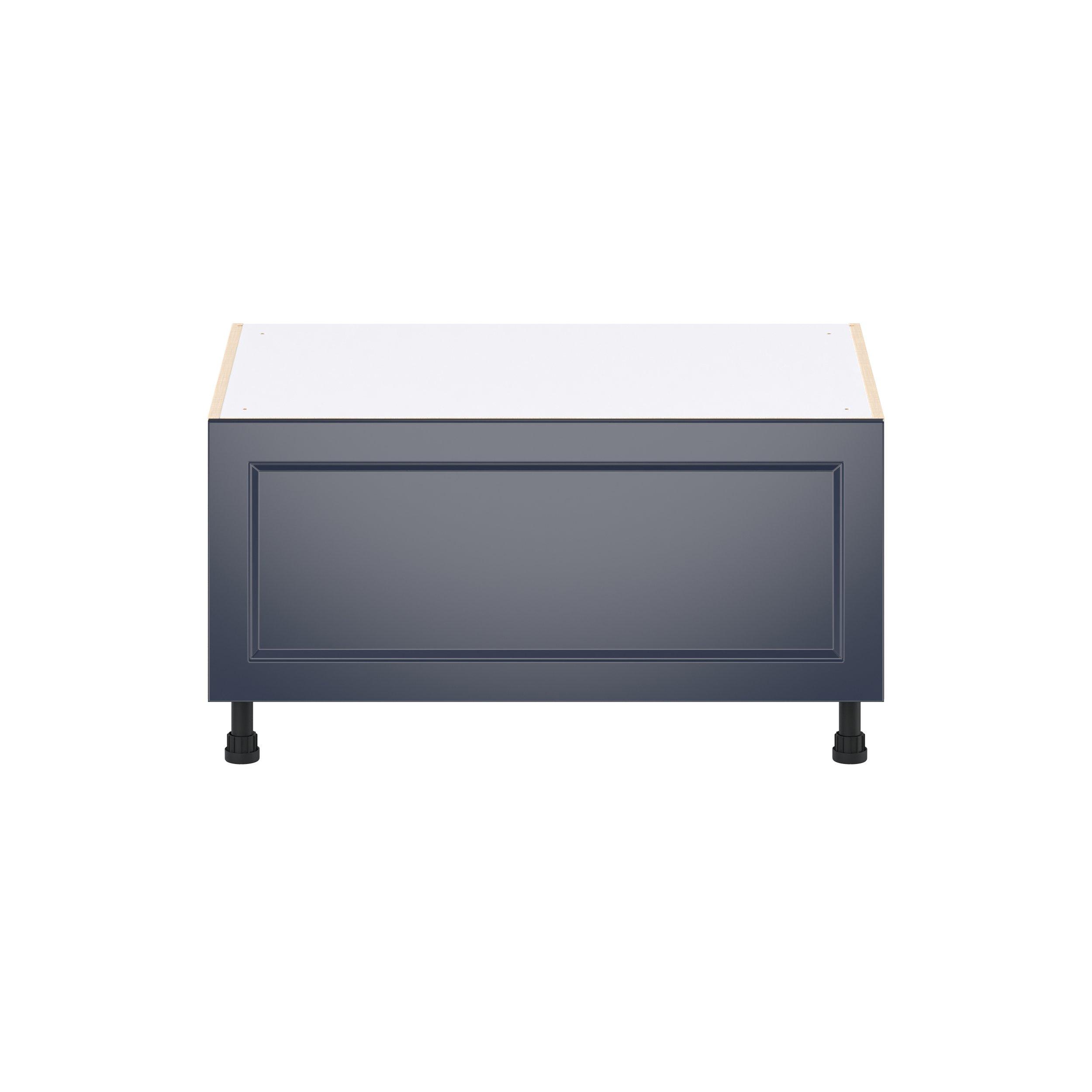 Peachtree 36 in. Painted Midnight Blue Window Seat Base Cabinet