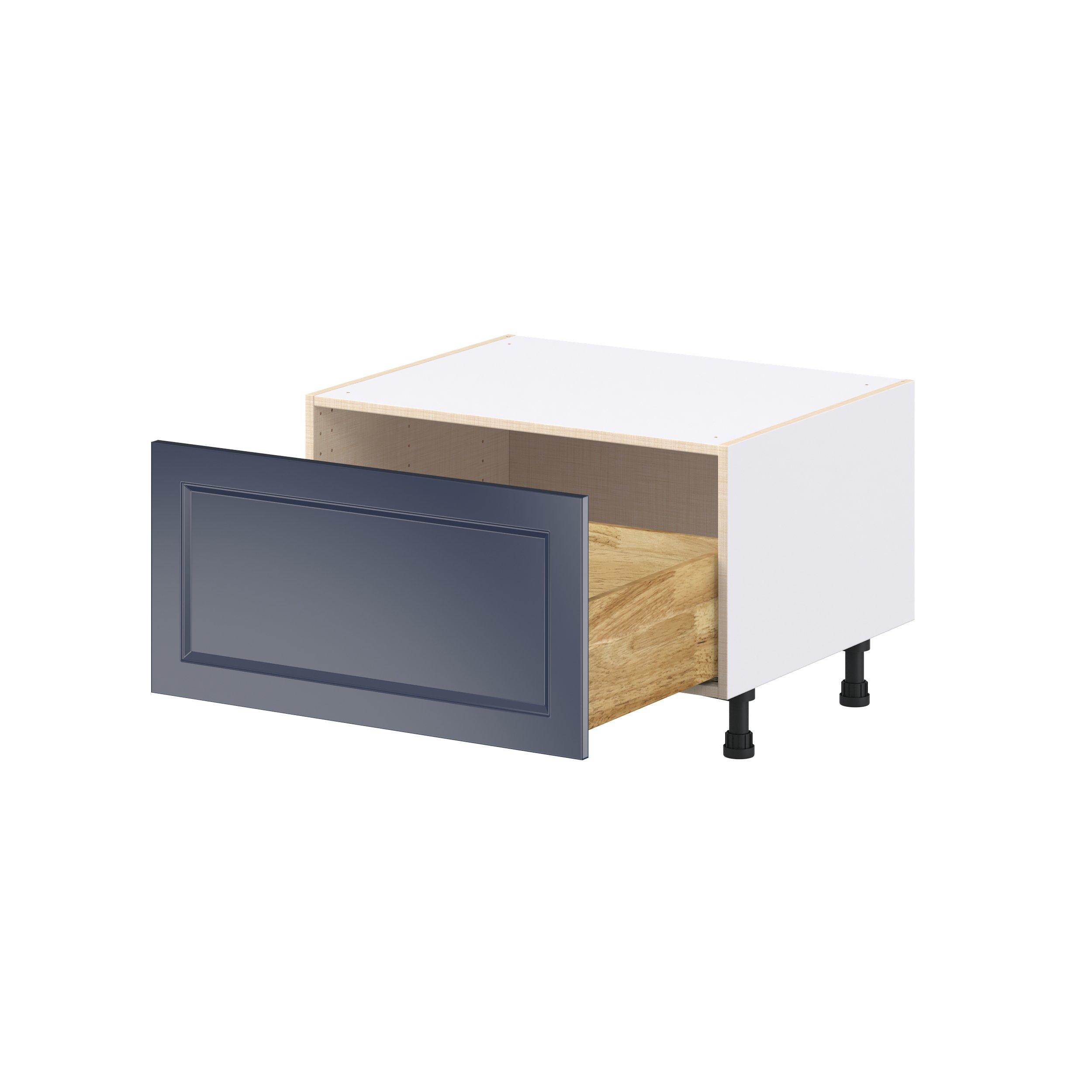 Peachtree 30 in. Painted Midnight Blue Window Seat Base Cabinet