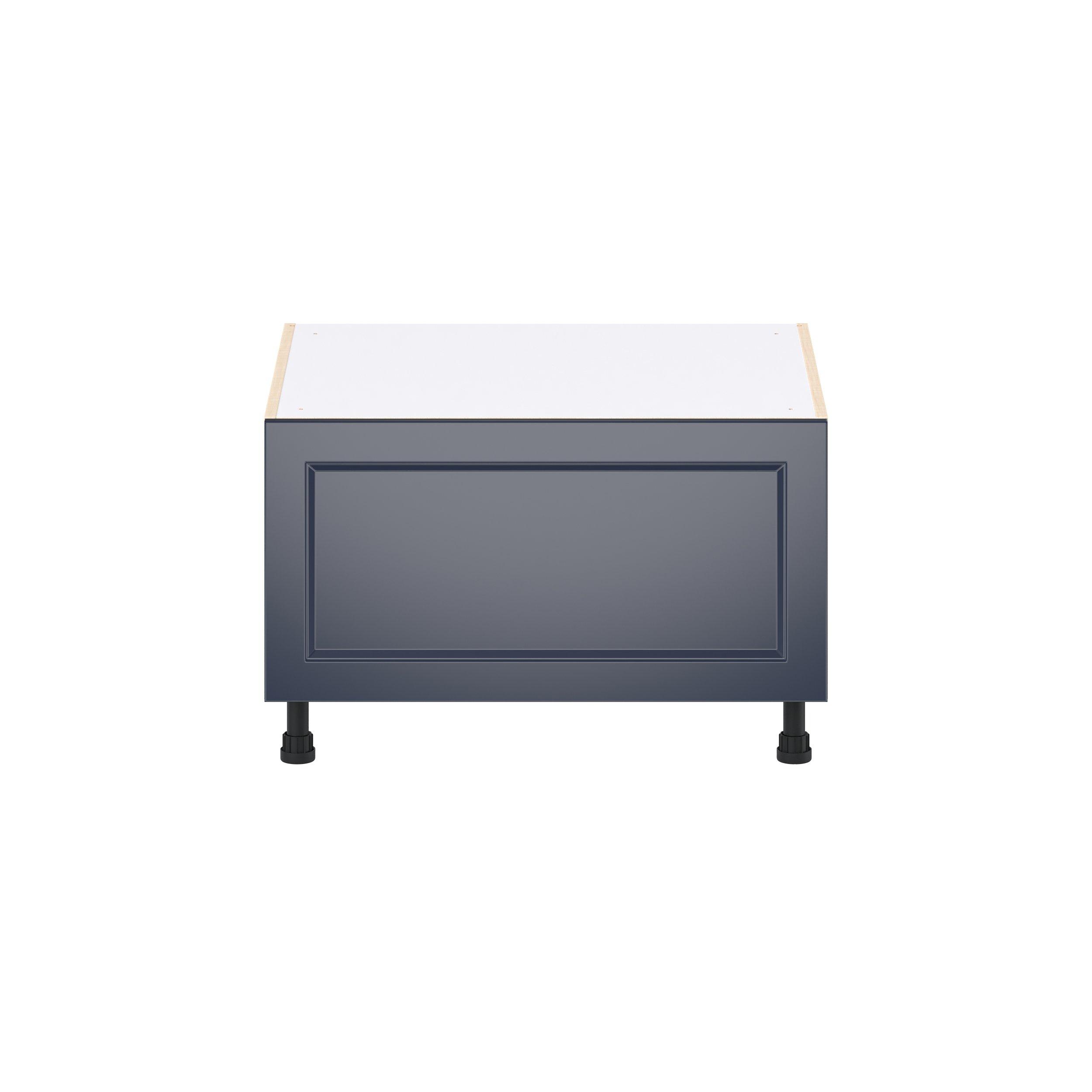 Peachtree 30 in. Painted Midnight Blue Window Seat Base Cabinet