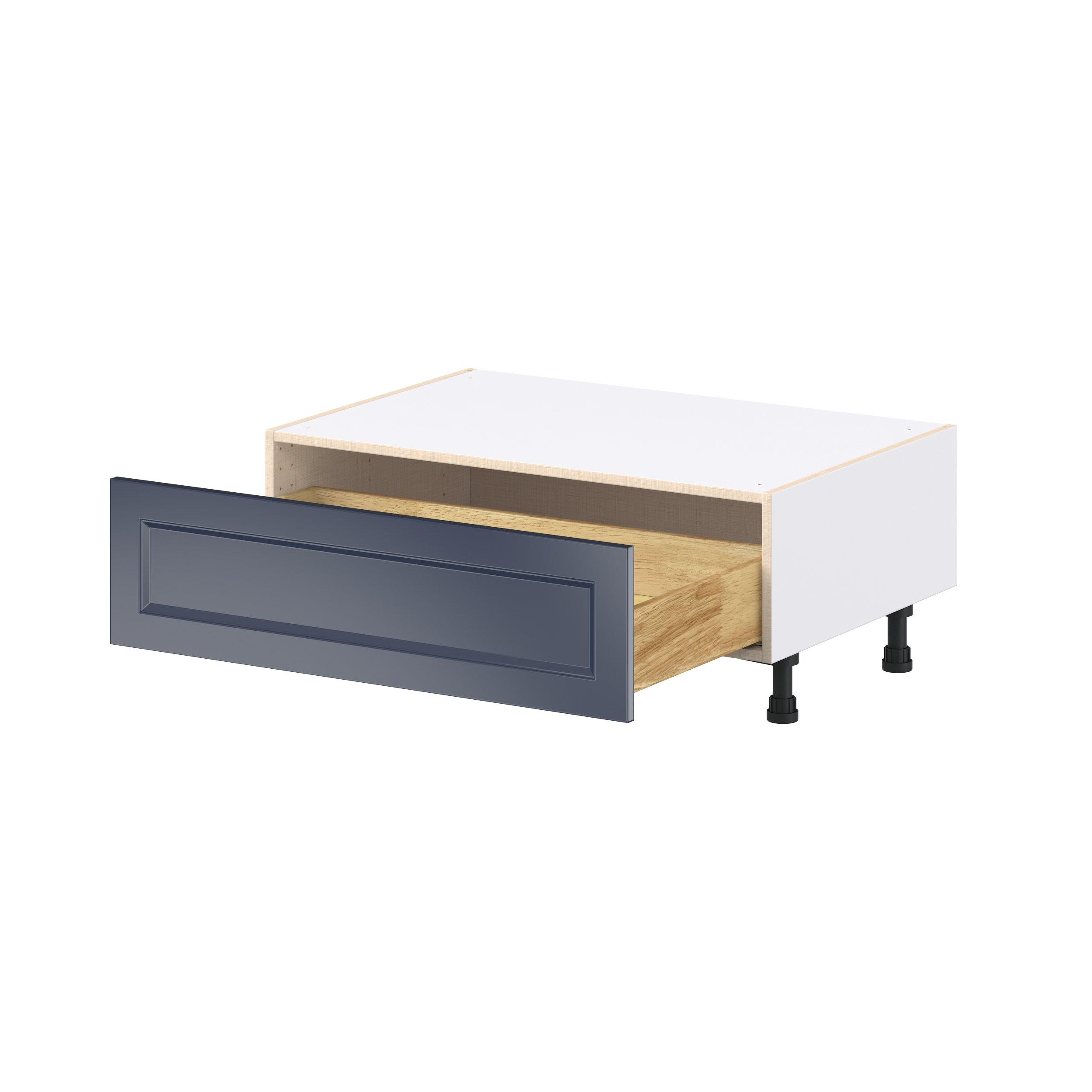 Peachtree 36 in. Painted Midnight Blue Window Seat Base Cabinet