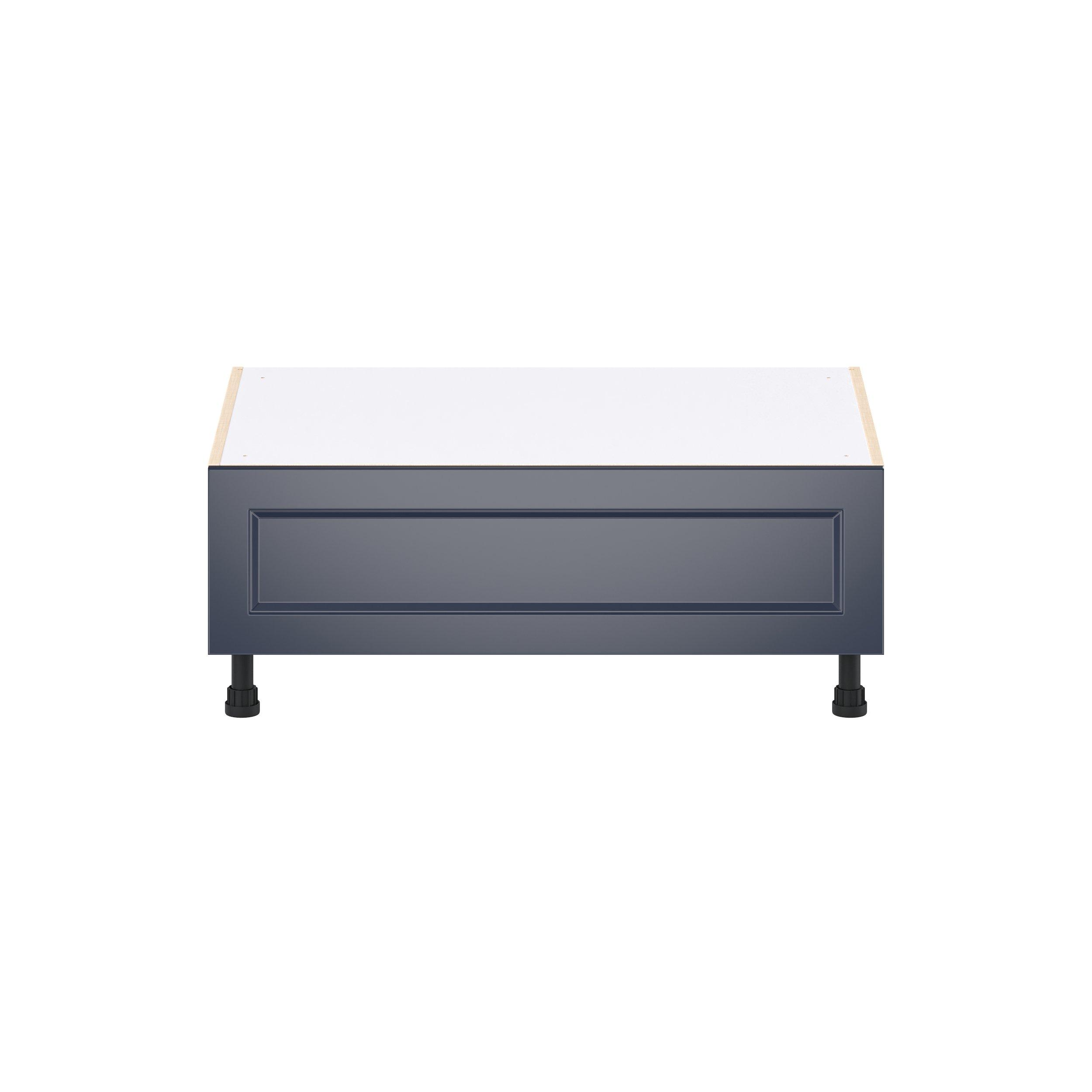 Peachtree 36 in. Painted Midnight Blue Window Seat Base Cabinet