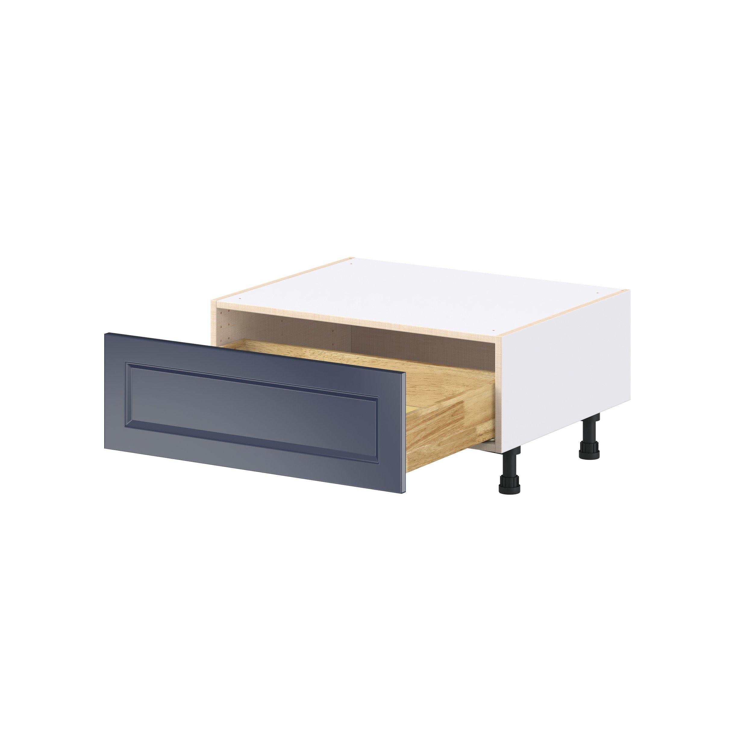Peachtree 30 in. Painted Midnight Blue Window Seat Base Cabinet
