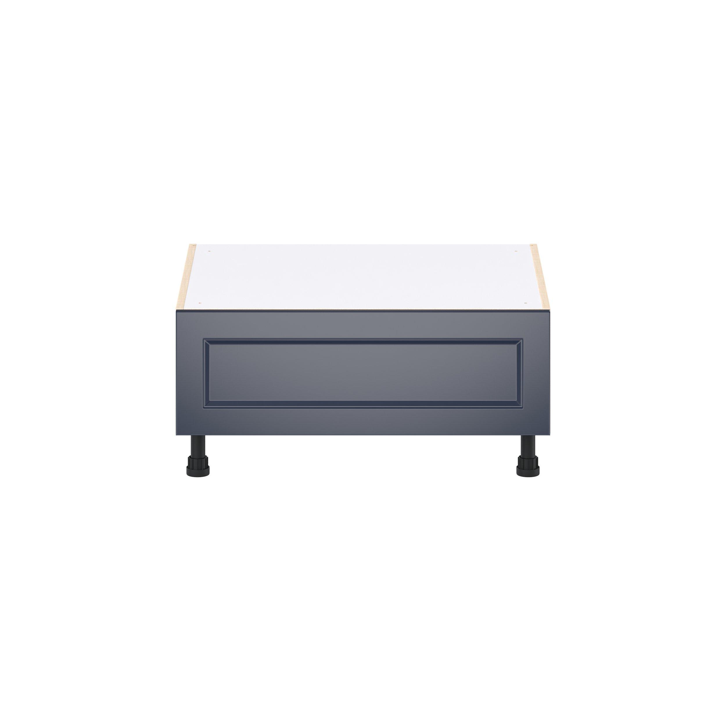 Peachtree 30 in. Painted Midnight Blue Window Seat Base Cabinet