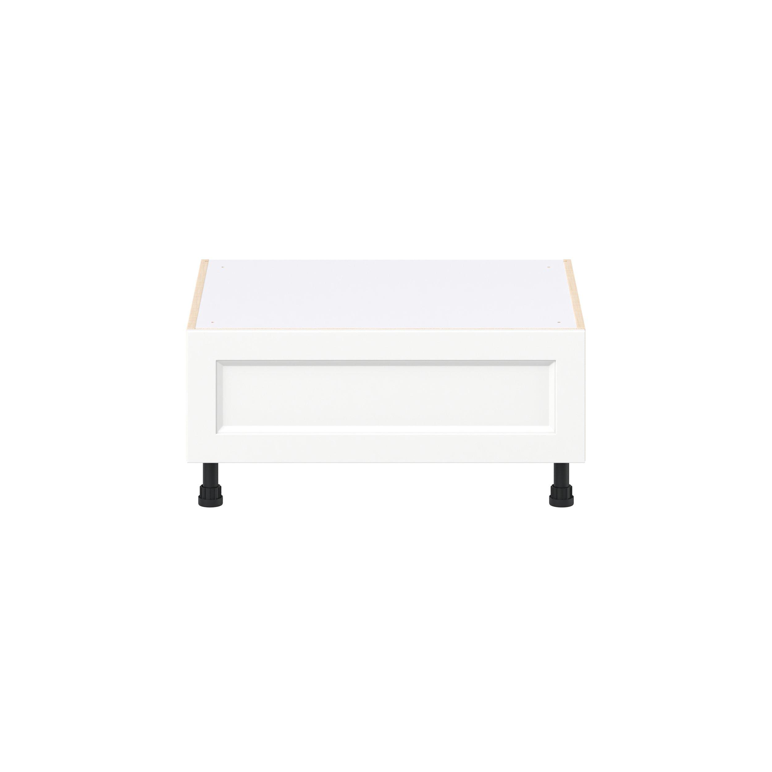 Peachtree 30 in. Painted Bright White Window Seat Base Cabinet