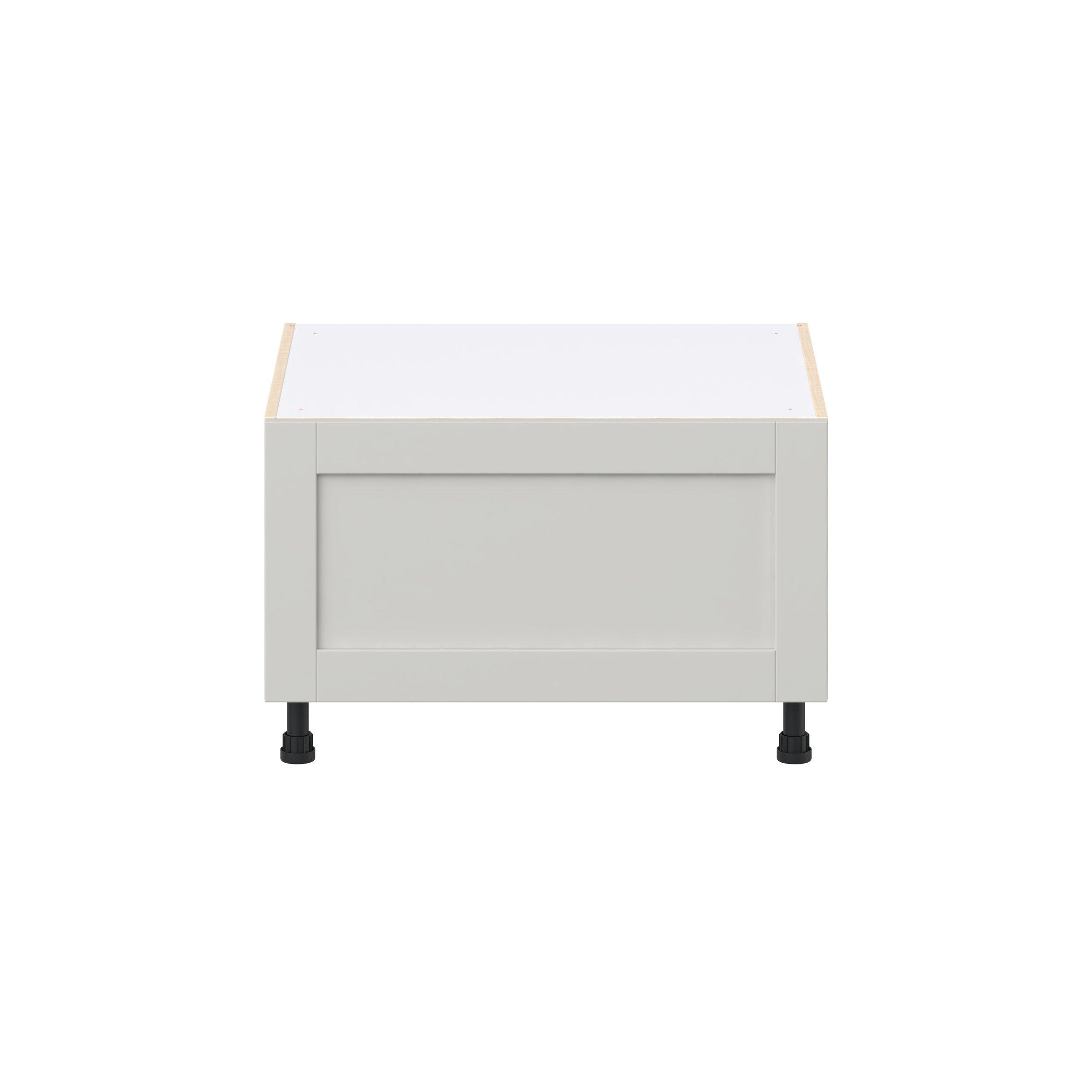 Summerhill 36 in. Light Gray Window Seat Base Cabinet