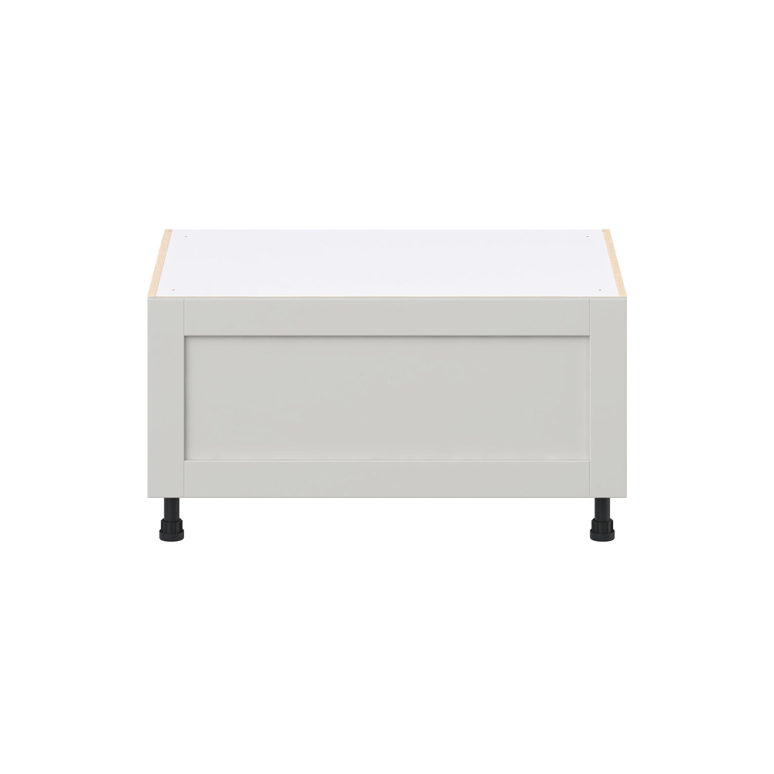 Summerhill 36 in. Light Gray Window Seat Base Cabinet