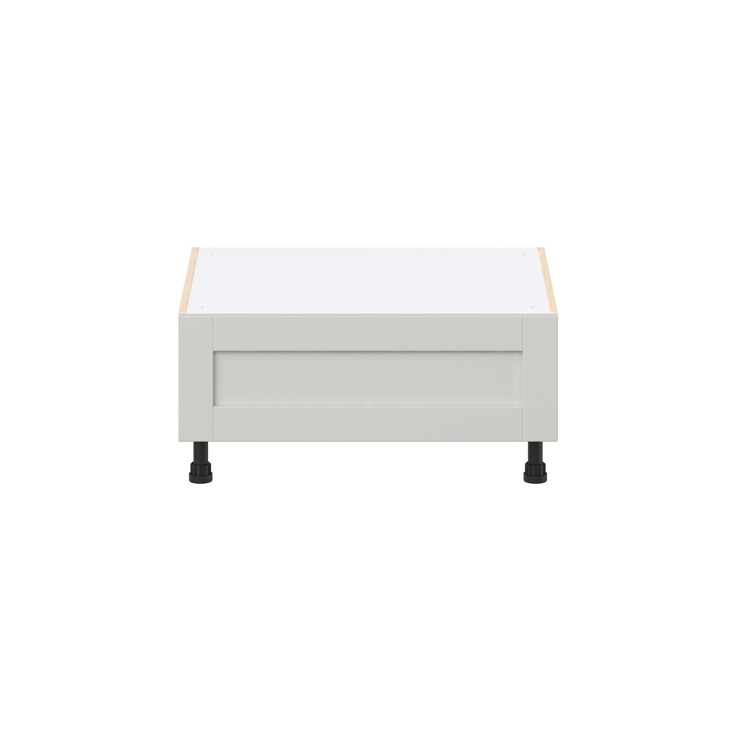 Summerhill 30 in. Light Gray Window Seat Base Cabinet