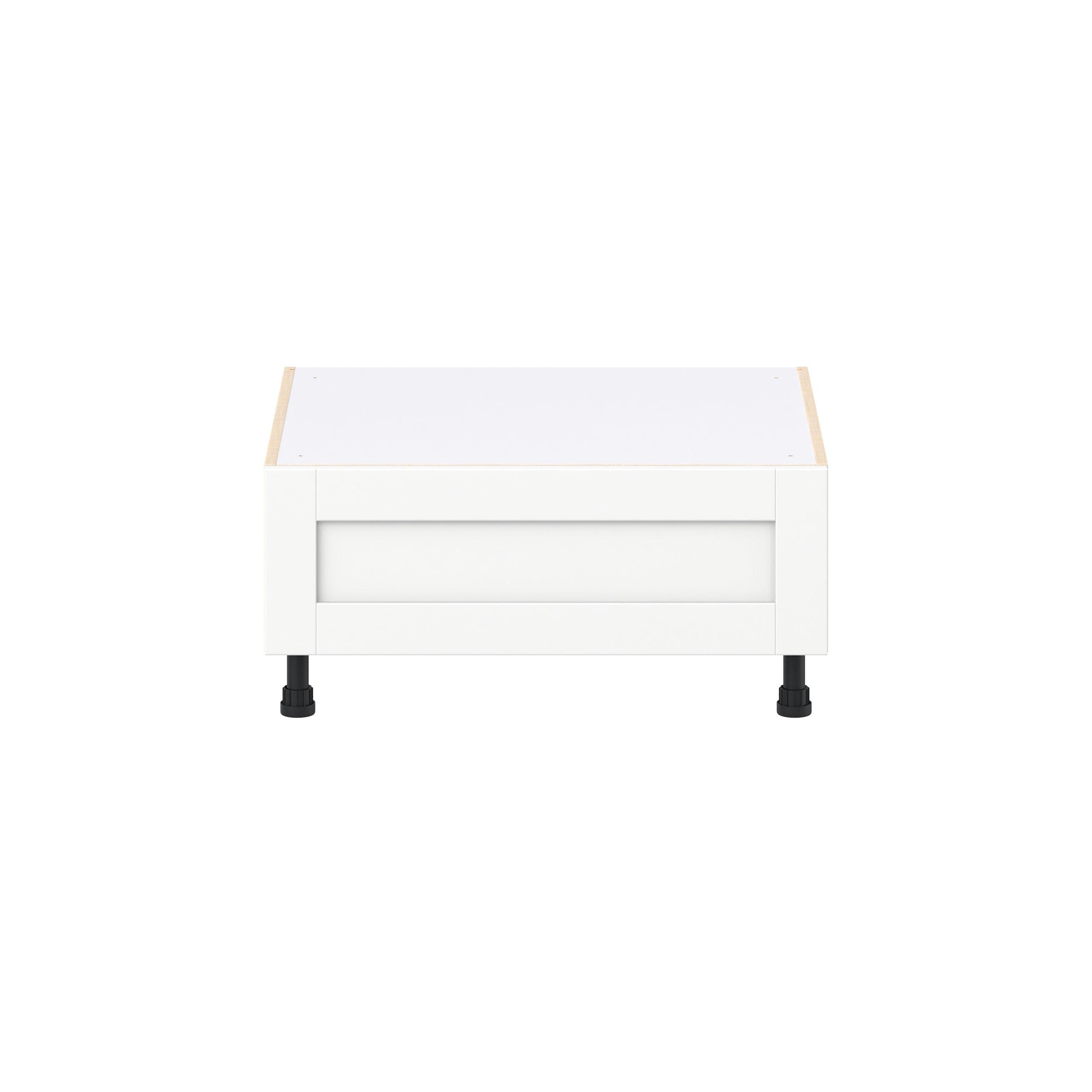 Summerhill 30 in. Bright White Window Seat Base Cabinet