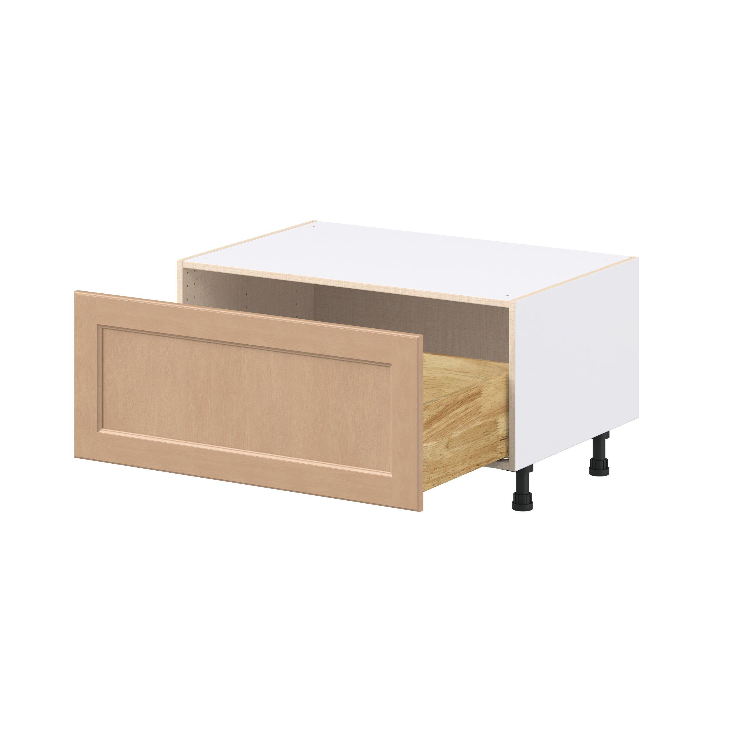 Sugarhill 36 in. Stained Sugar Cookie Window Seat Base Cabinet
