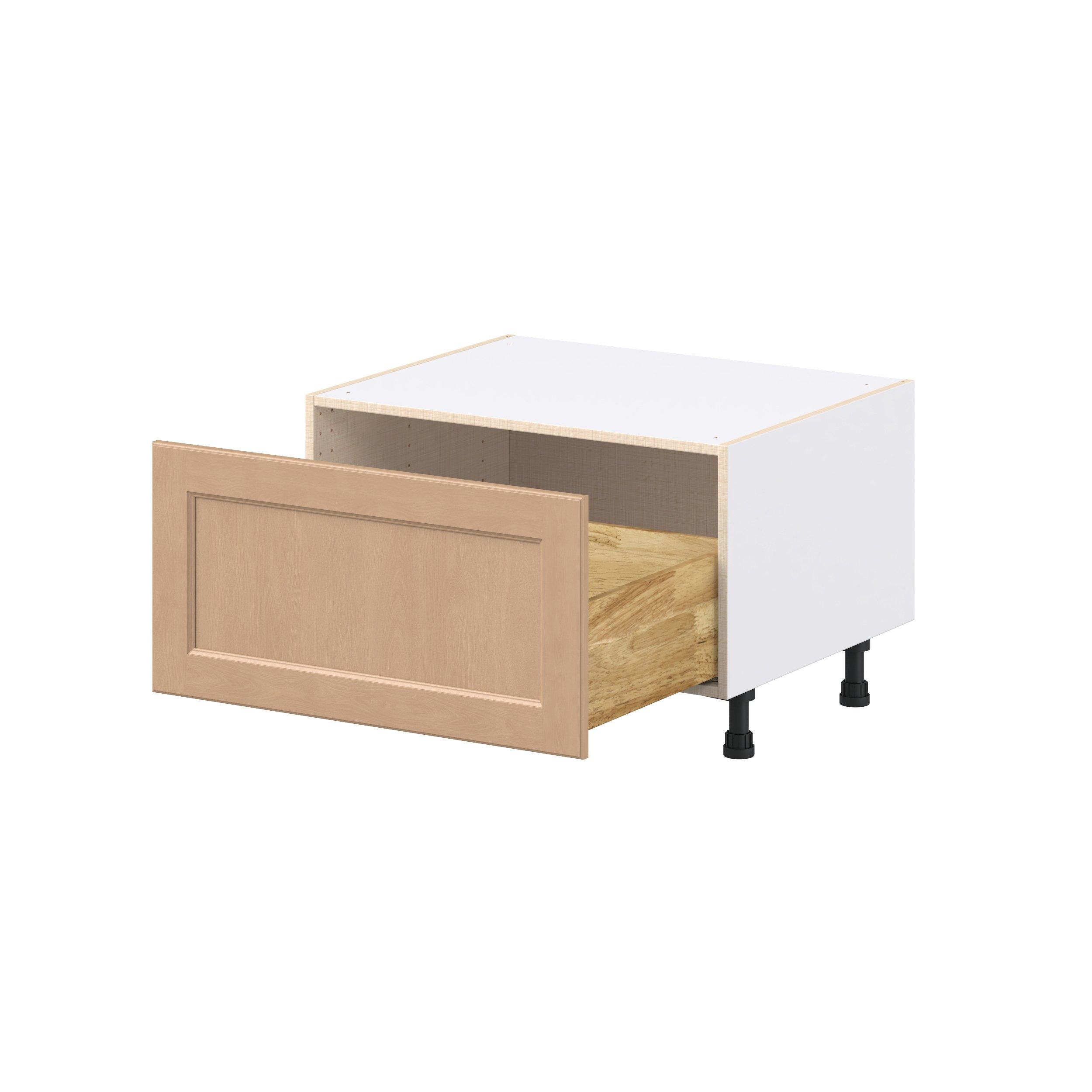 Sugarhill 30 in. Stained Sugar Cookie Window Seat Base Cabinet