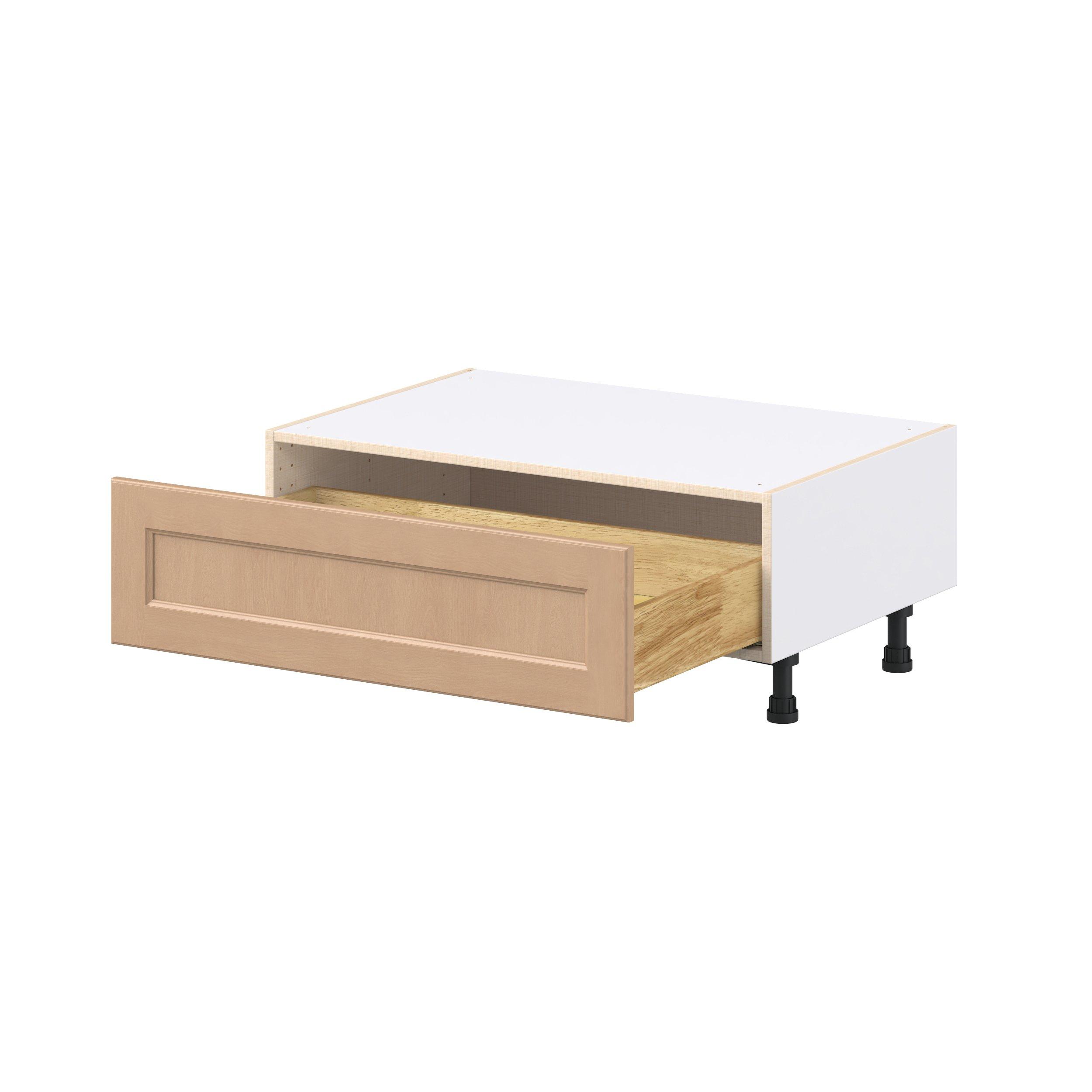 Sugarhill 36 in. Stained Sugar Cookie Window Seat Base Cabinet