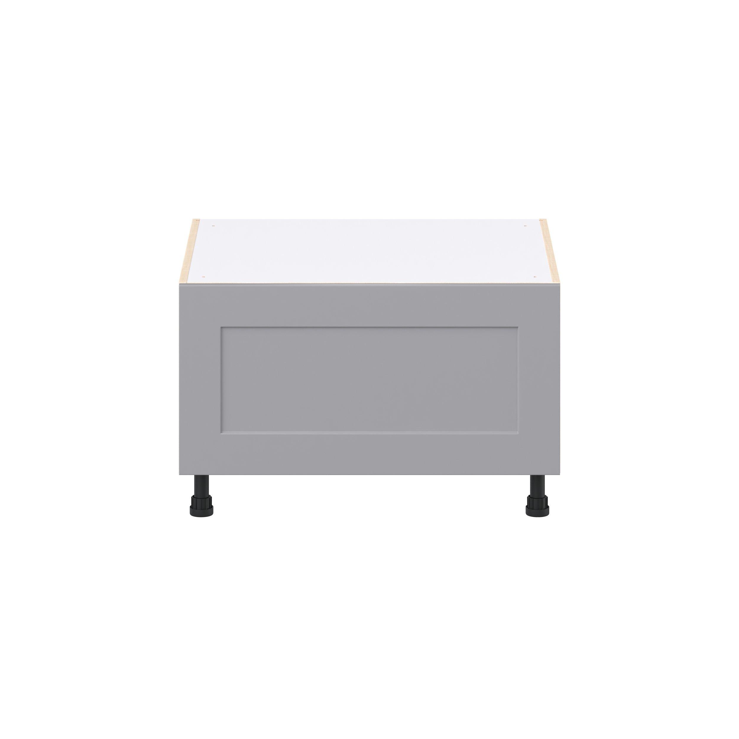 Candler 30 in. Painted Slate Gray Window Seat Base Cabinet