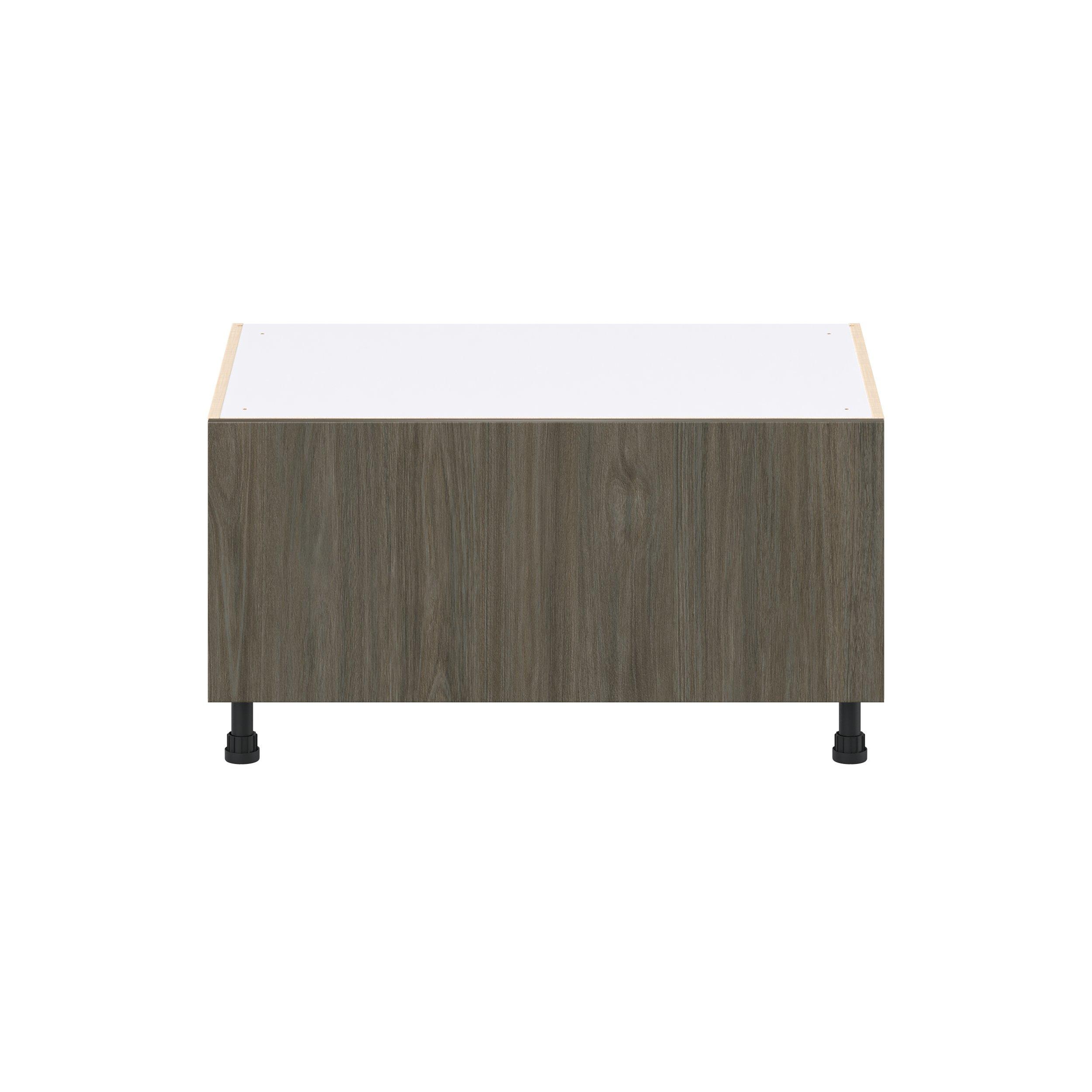 Glenwood 36 in. Burnt Walnut Window Seat Base Cabinet