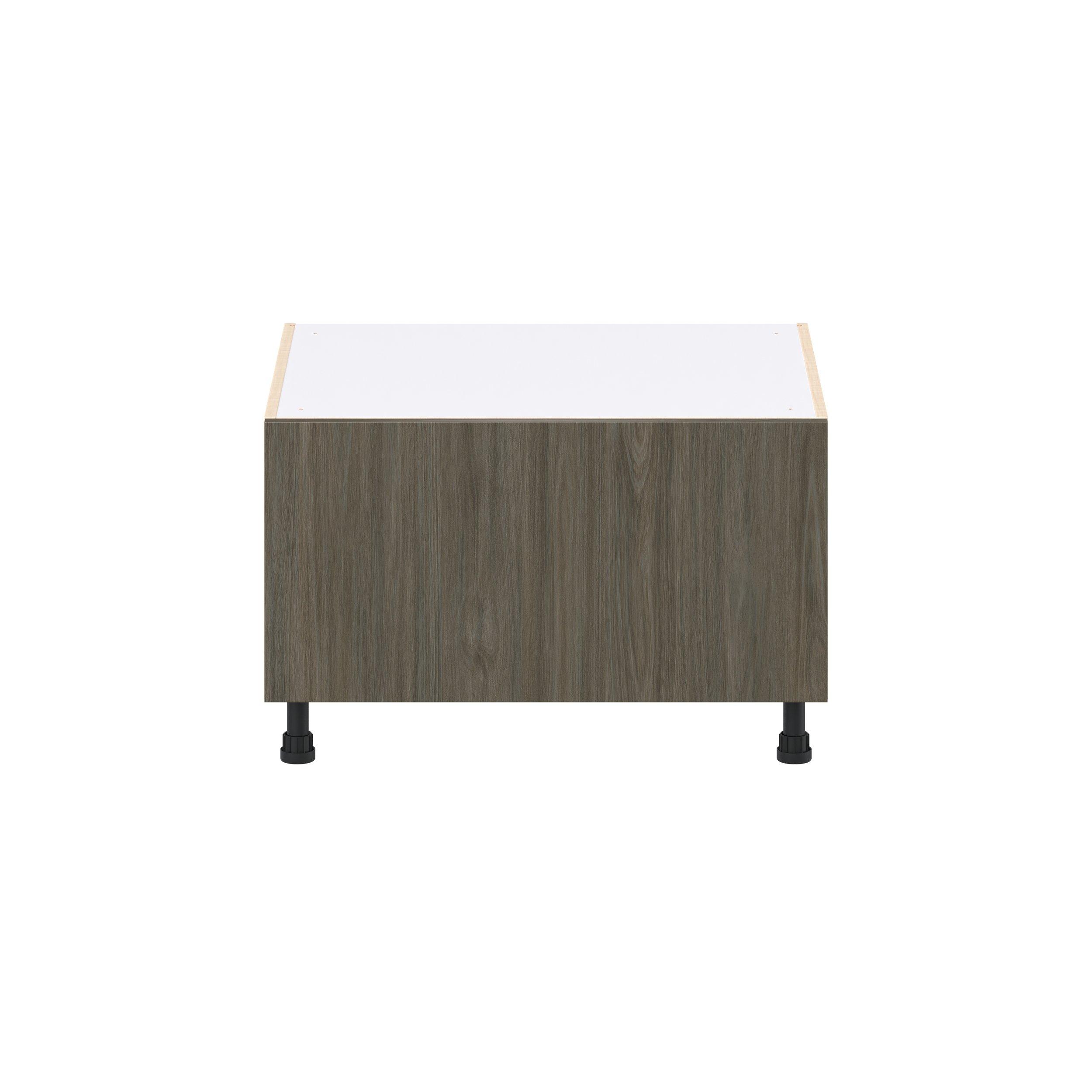 Glenwood 30 in. Burnt Walnut Window Seat Base Cabinet