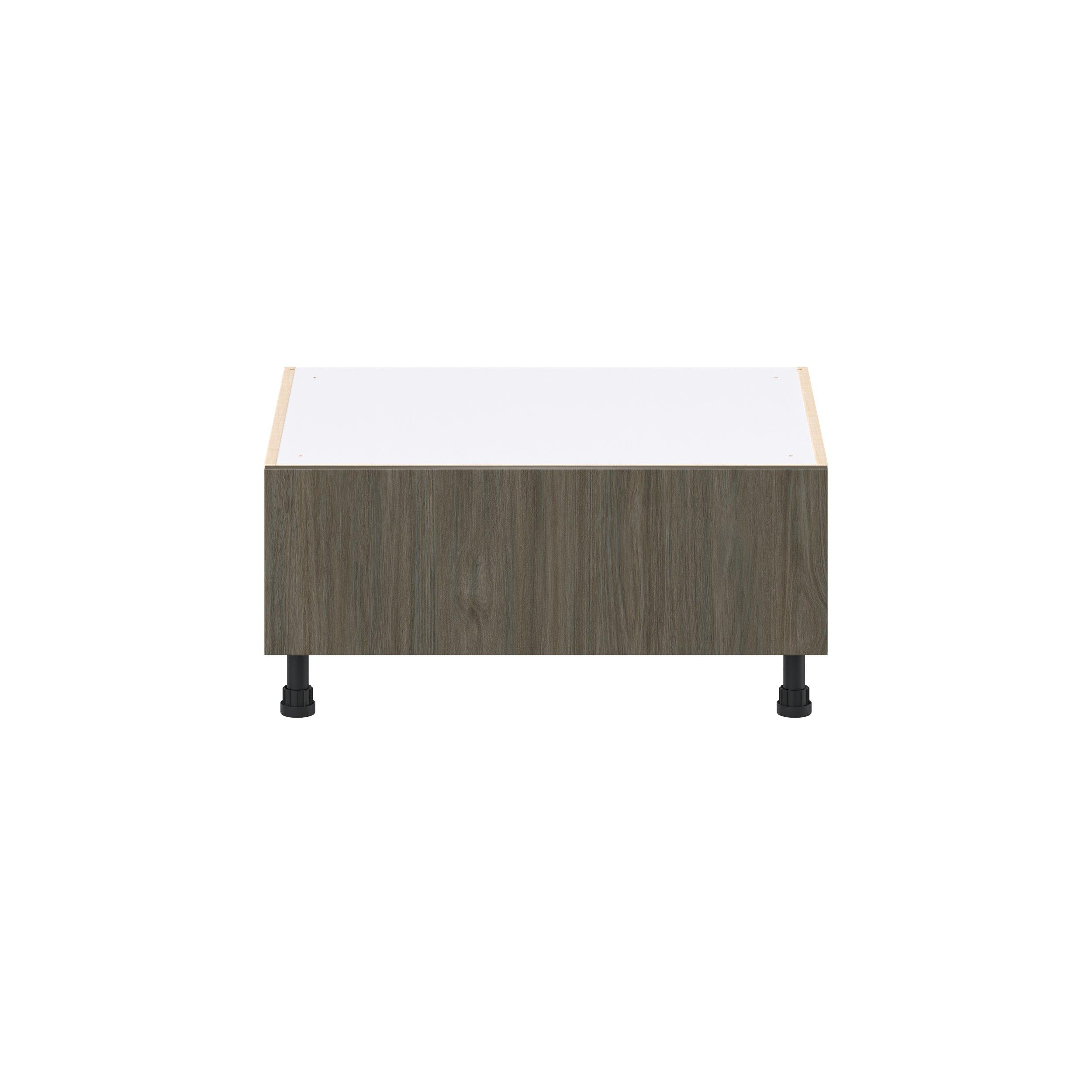 Glenwood 30 in. Burnt Walnut Window Seat Base Cabinet