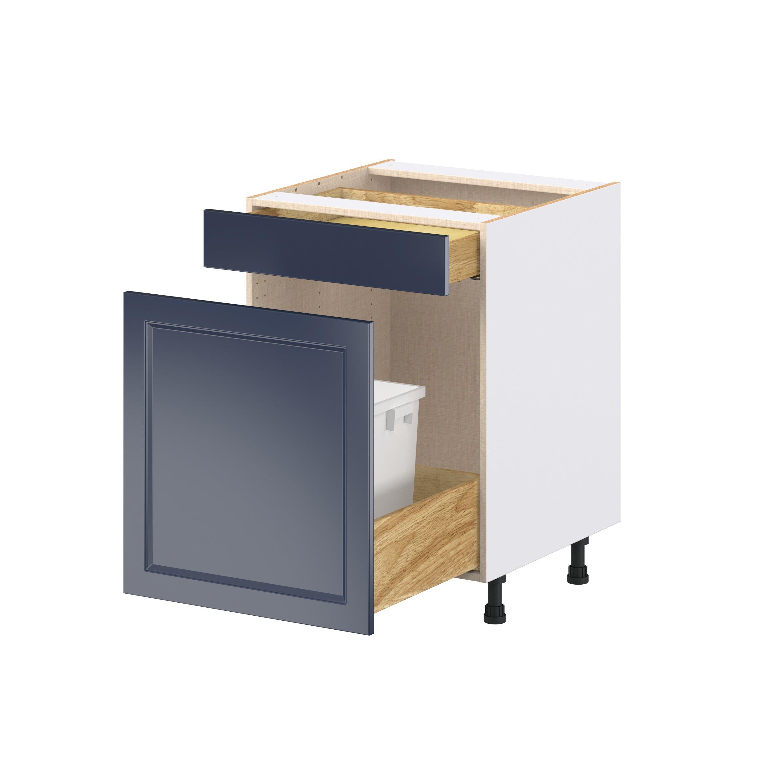 Peachtree 24 in. Painted Midnight Blue Pull-Out Base Cabinet