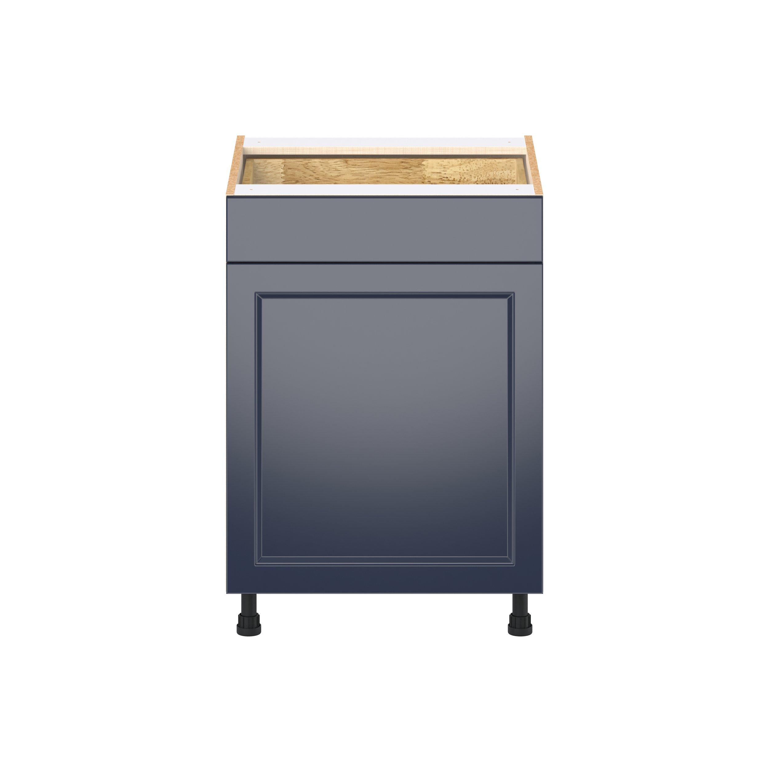 Peachtree 24 in. Painted Midnight Blue Pull-Out Base Cabinet