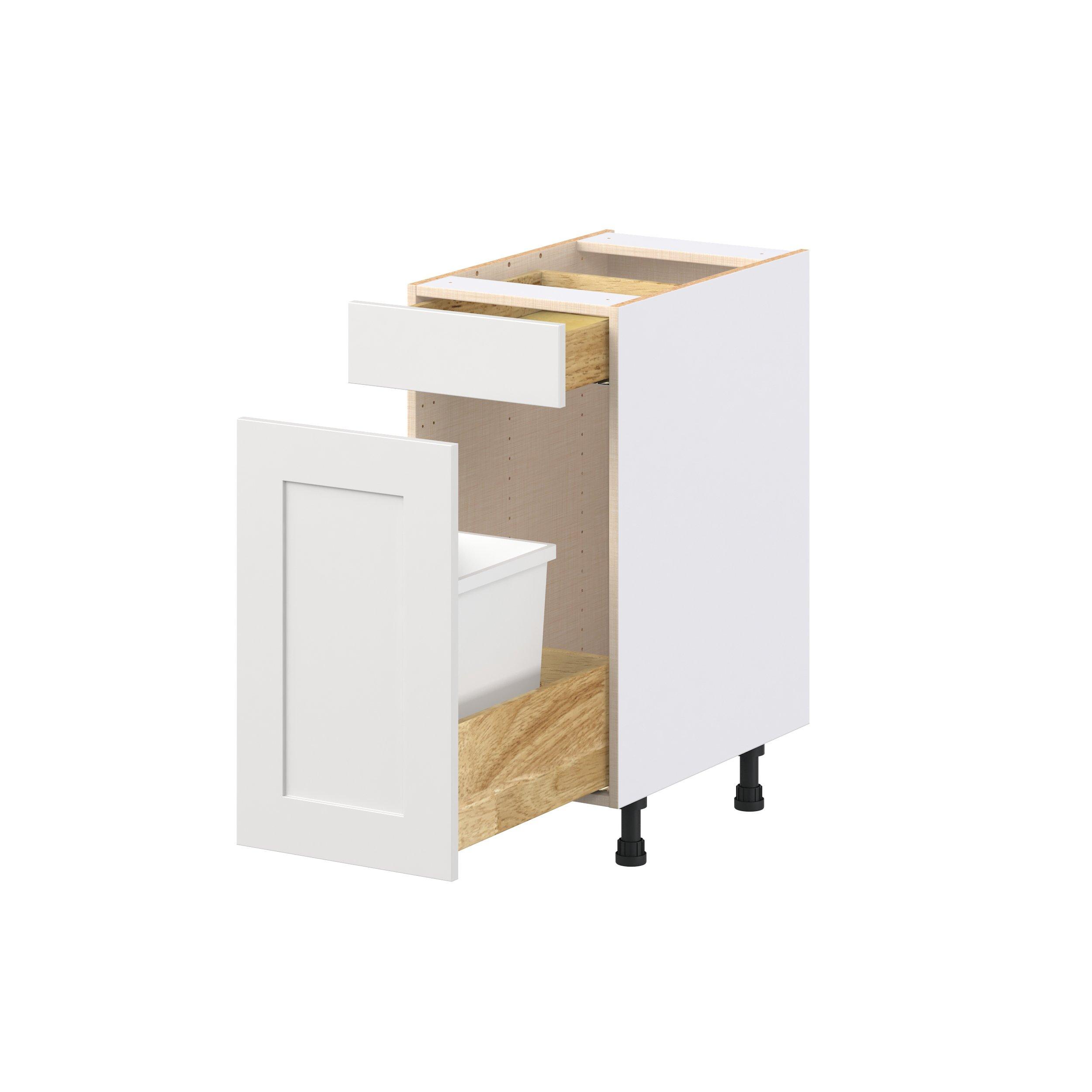 Candler 1 Drawer Trash Can Pull Out Base Cabinet