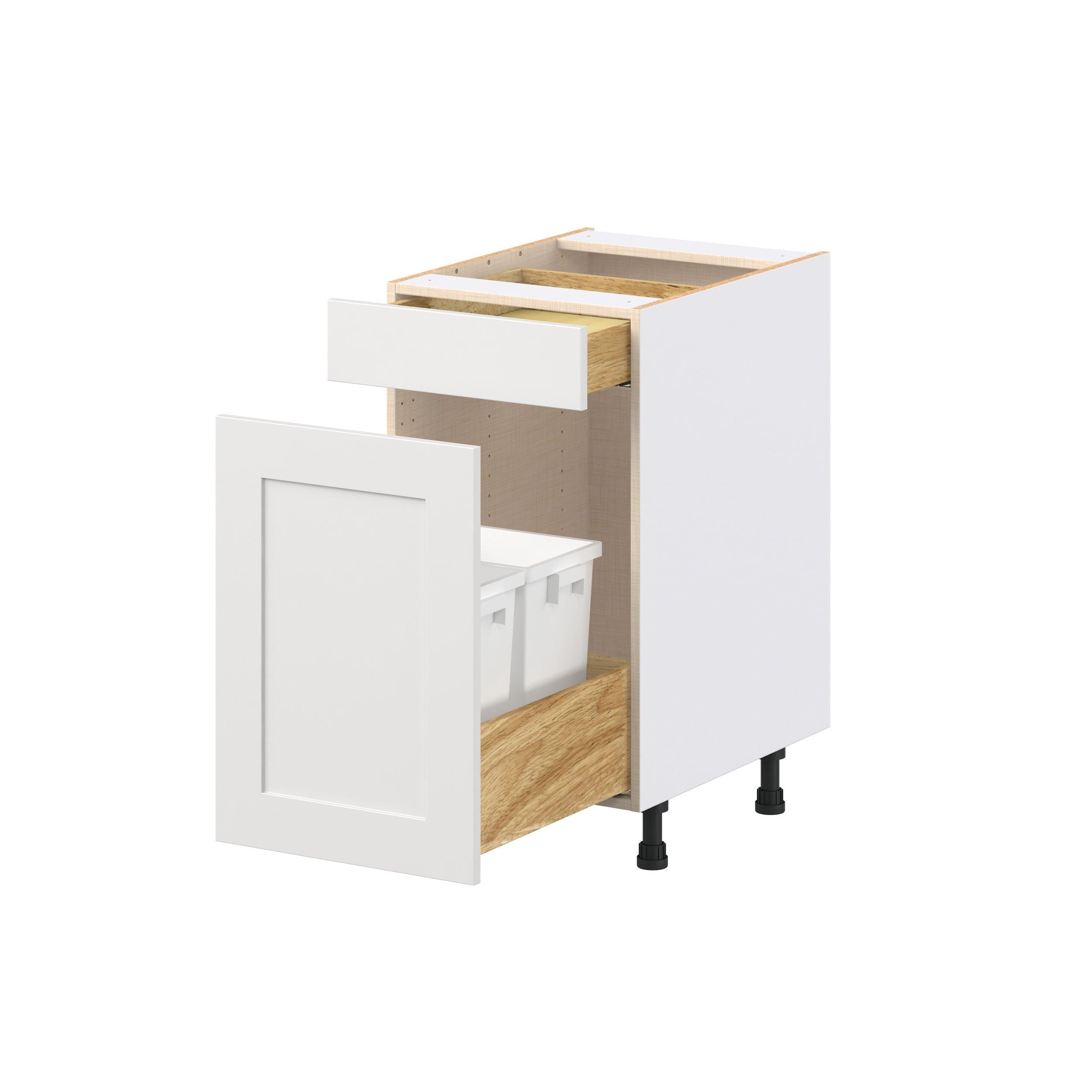 Candler 1 Drawer Trash Can Pull Out Base Cabinet