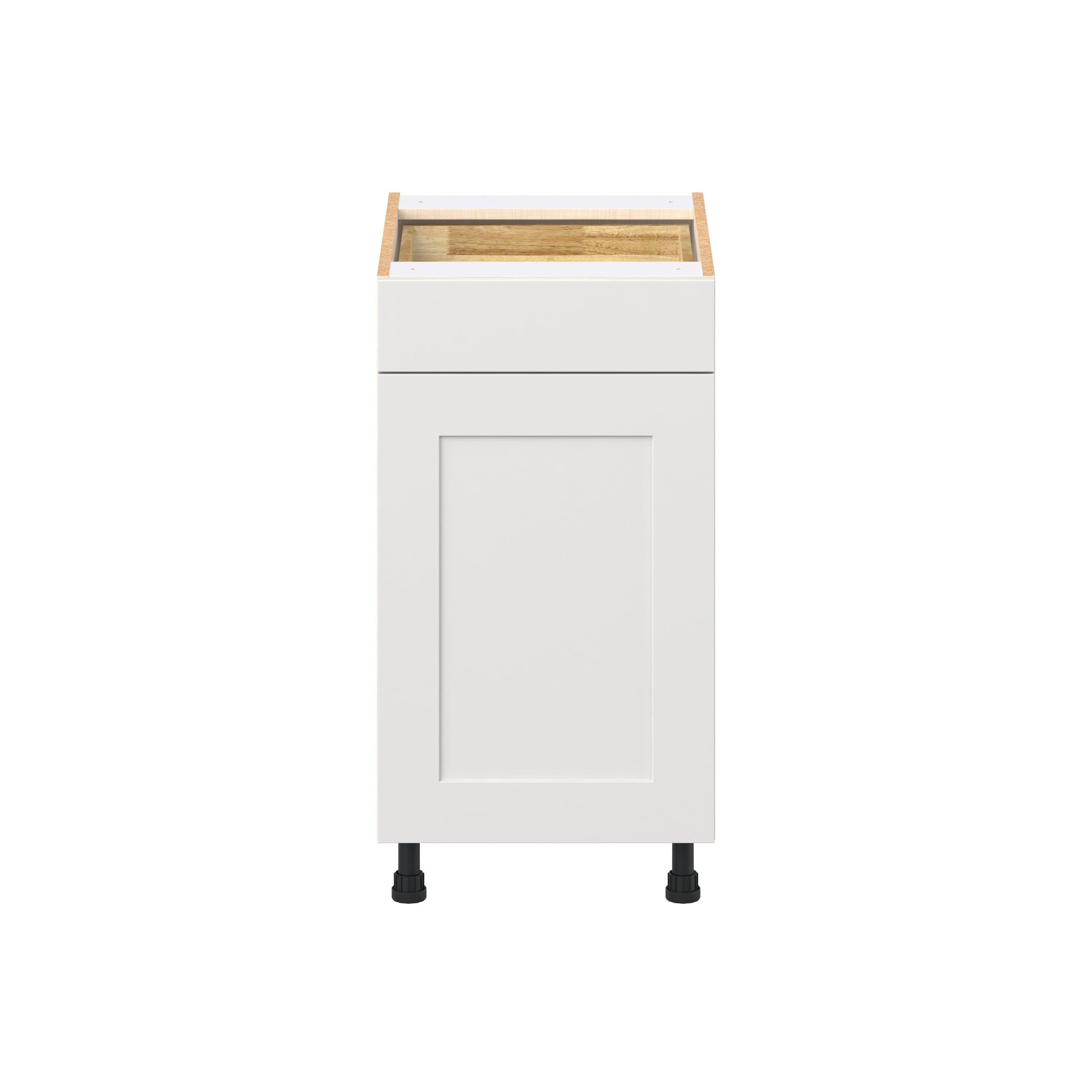 Candler 2 Drawer Trash Can Pull Out Base Cabinet