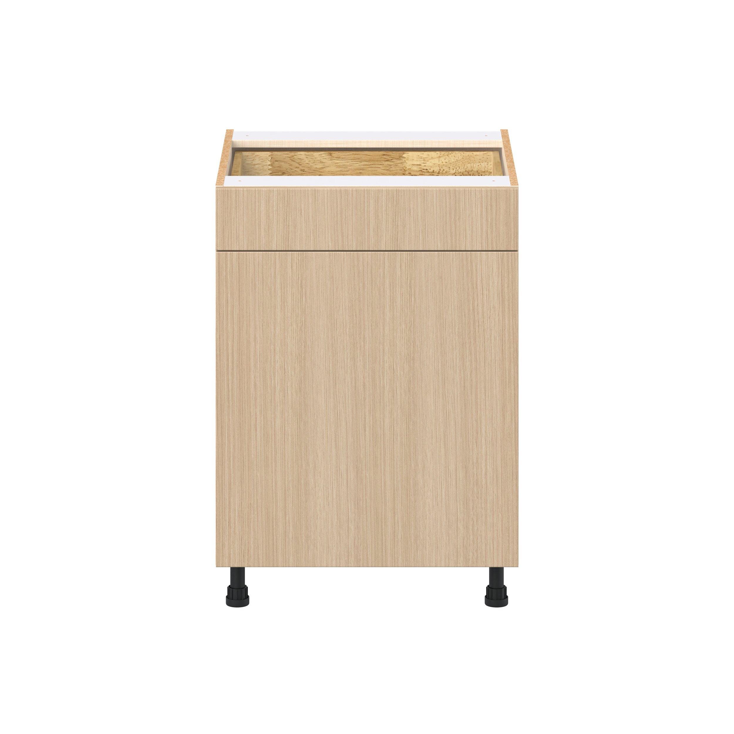 Glenwood 24 in. Mojavi Oak Trash Can Pull-Out Base Cabinet