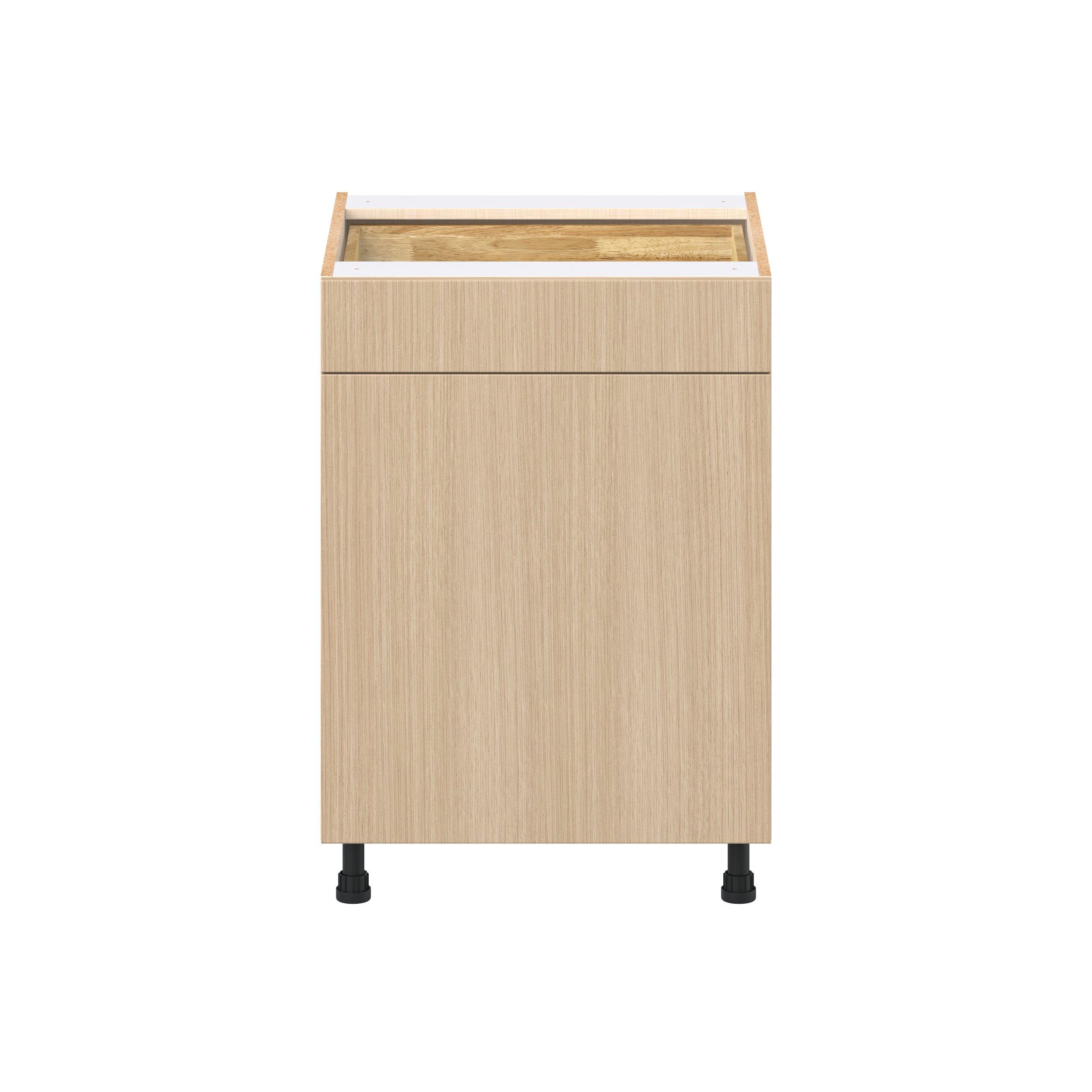 Glenwood 24 in. Mojavi Oak Trash Can Pull-Out Base Cabinet
