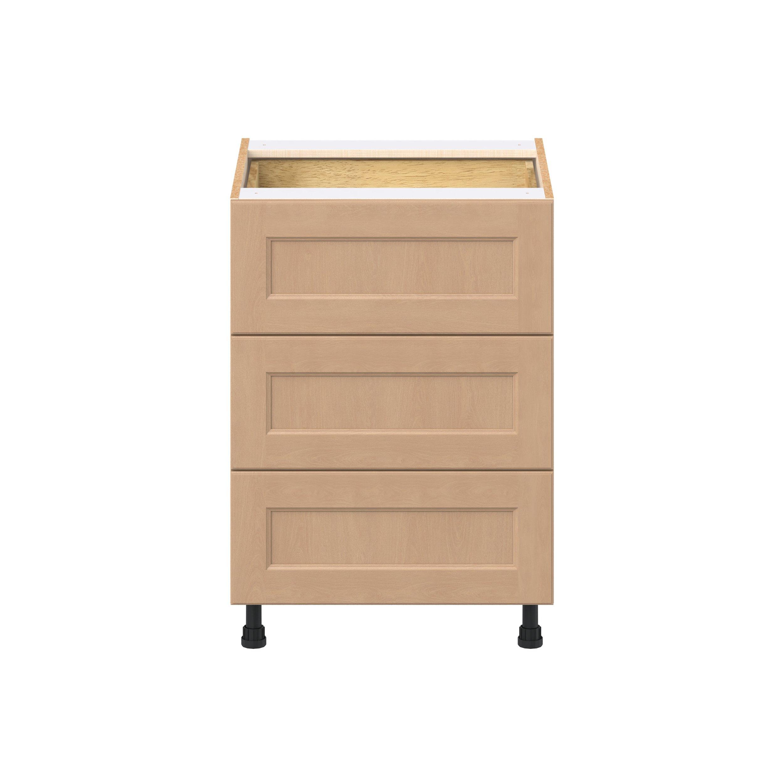 Sugarhill 24 in. Stained Sugar Cookie Base Cabinet with Inner Pull-Out Drawer