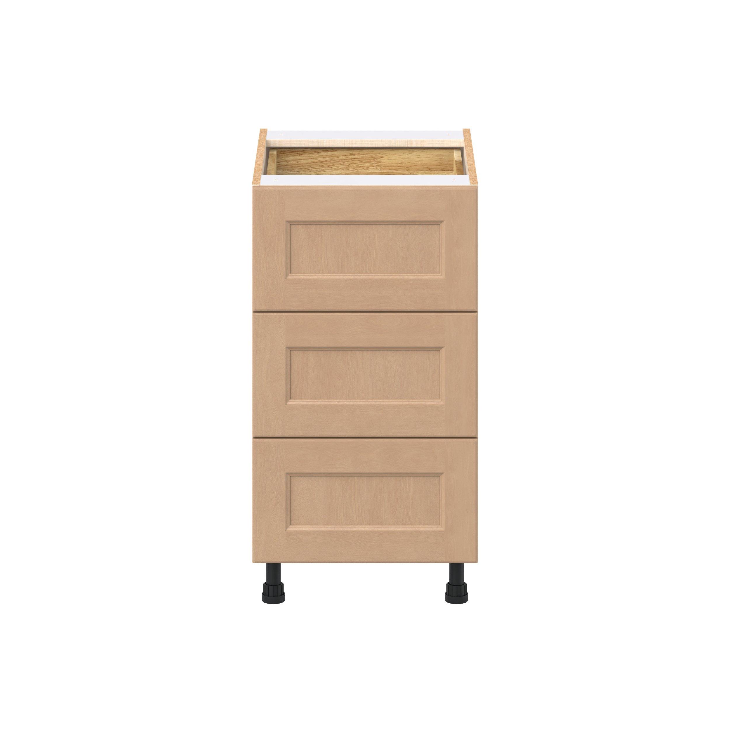 Sugarhill 18 in. Stained Sugar Cookie Base Cabinet with Inner Pull-Out Drawer