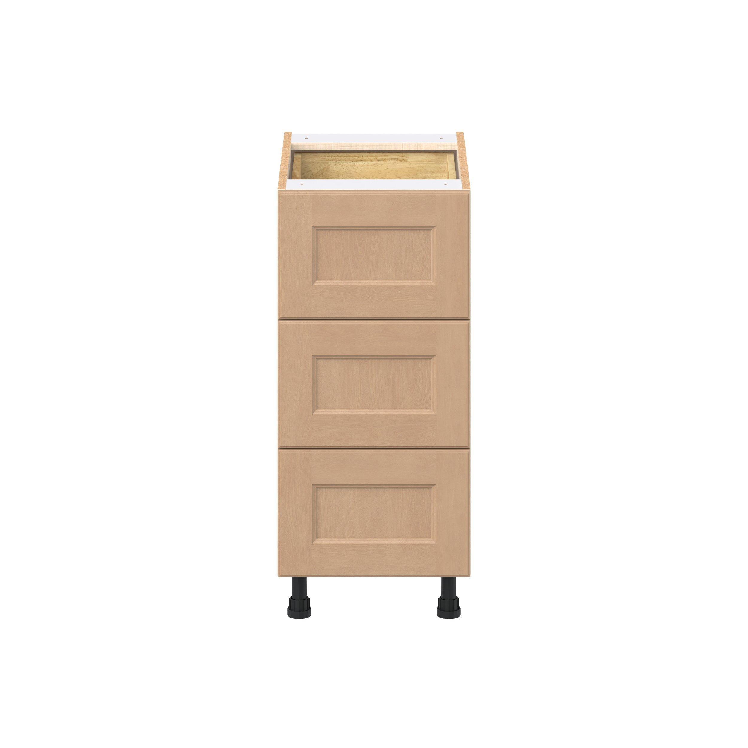 Sugarhill 15 in. Stained Sugar Cookie Base Cabinet with Inner Pull-Out Drawer
