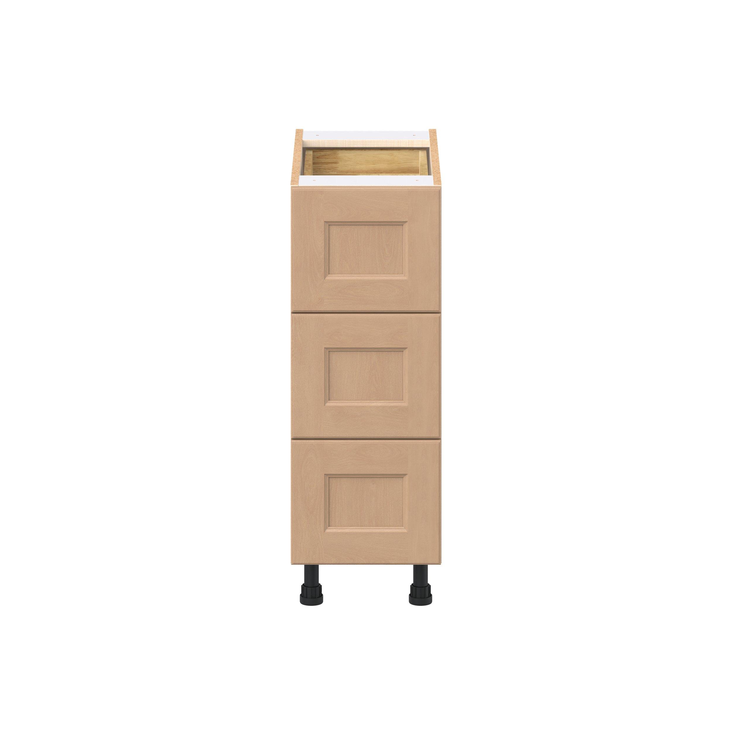 Sugarhill 12 in. Stained Sugar Cookie Base Cabinet with Inner Pull-Out Drawer