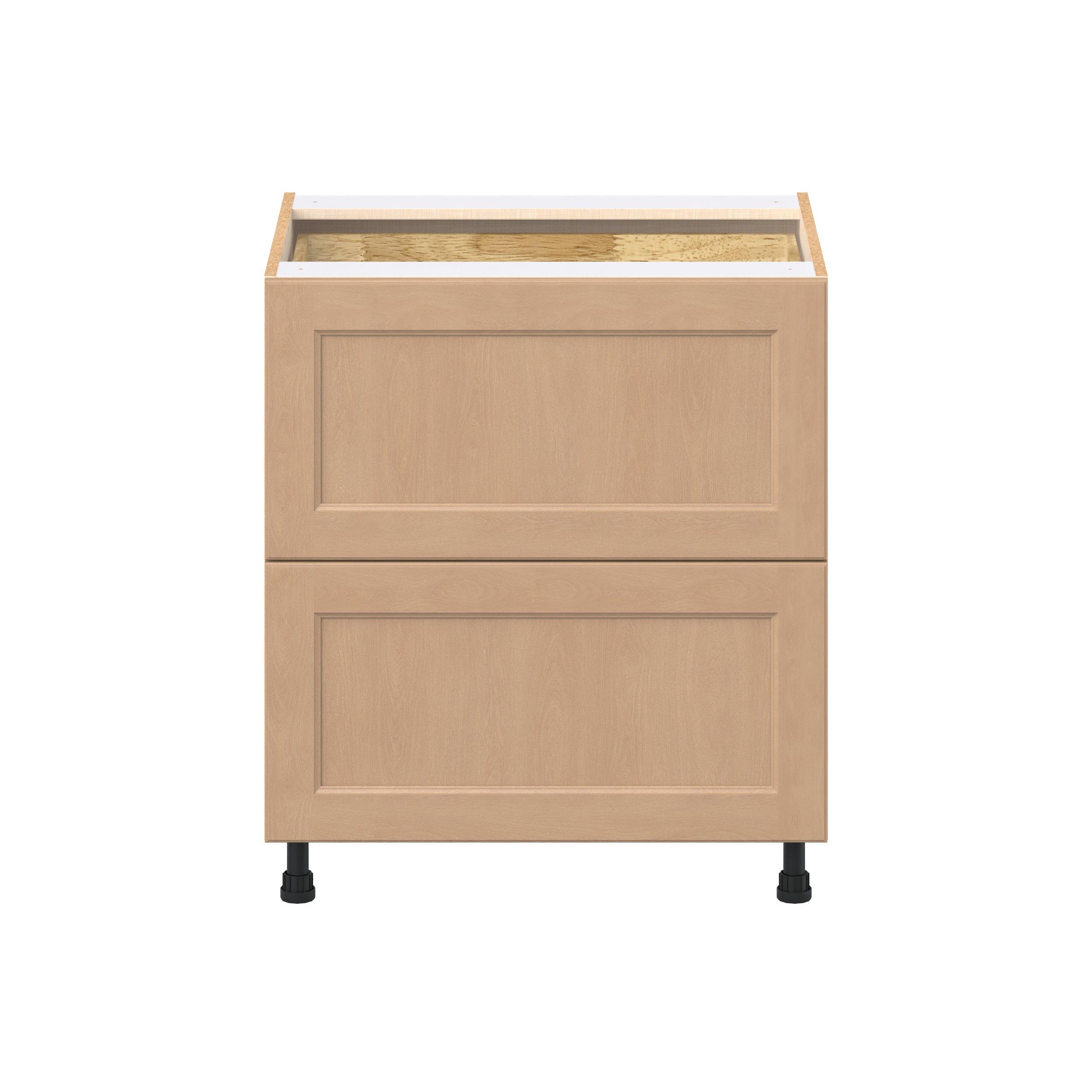 Sugarhill 30 in. Stained Sugar Cookie Base Cabinet with Inner Pull-Out Drawer