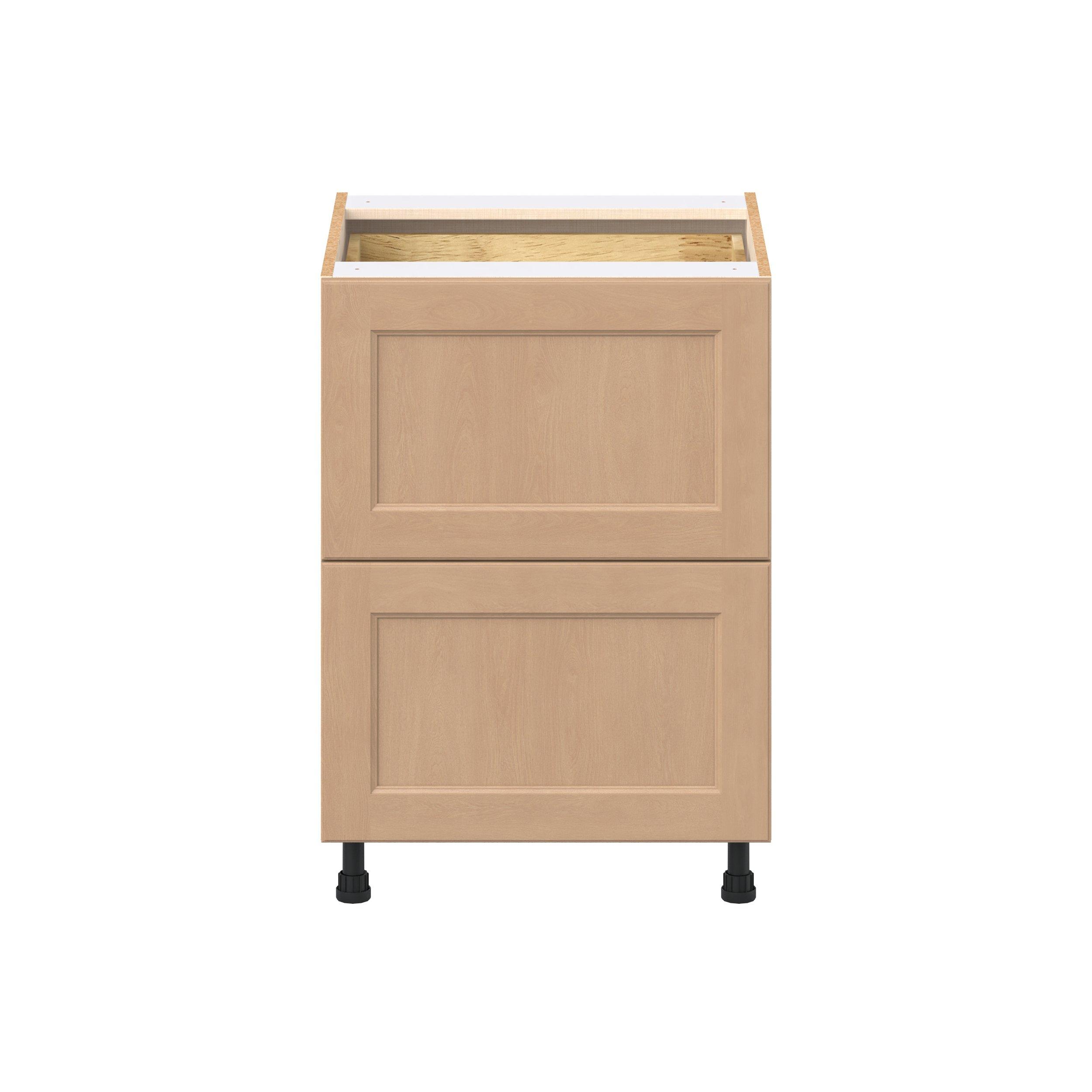 Sugarhill 24 in. Stained Sugar Cookie Base Cabinet with Inner Pull-Out Drawer