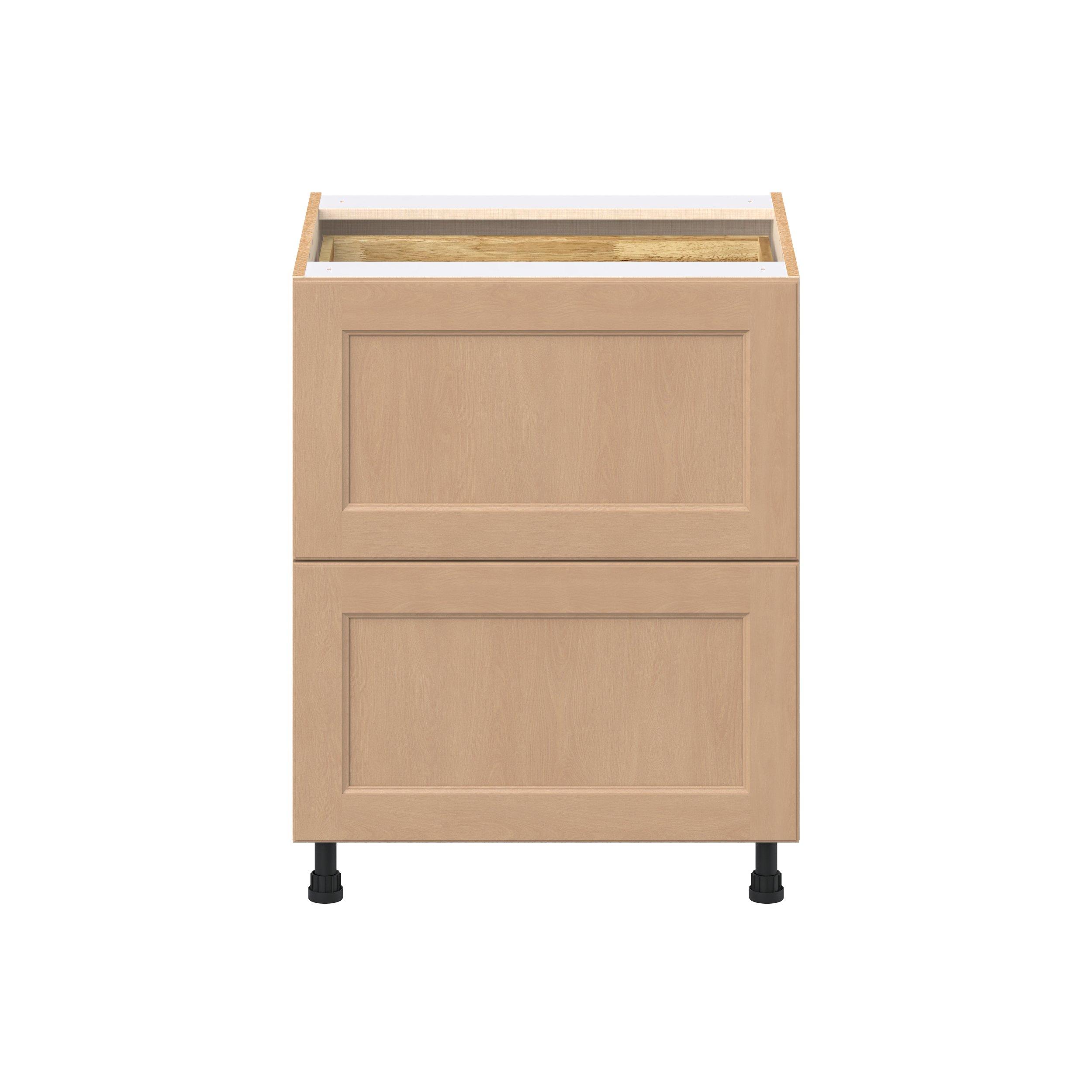 Sugarhill 27 in. Stained Sugar Cookie Base Cabinet with Inner Pull-Out Drawer
