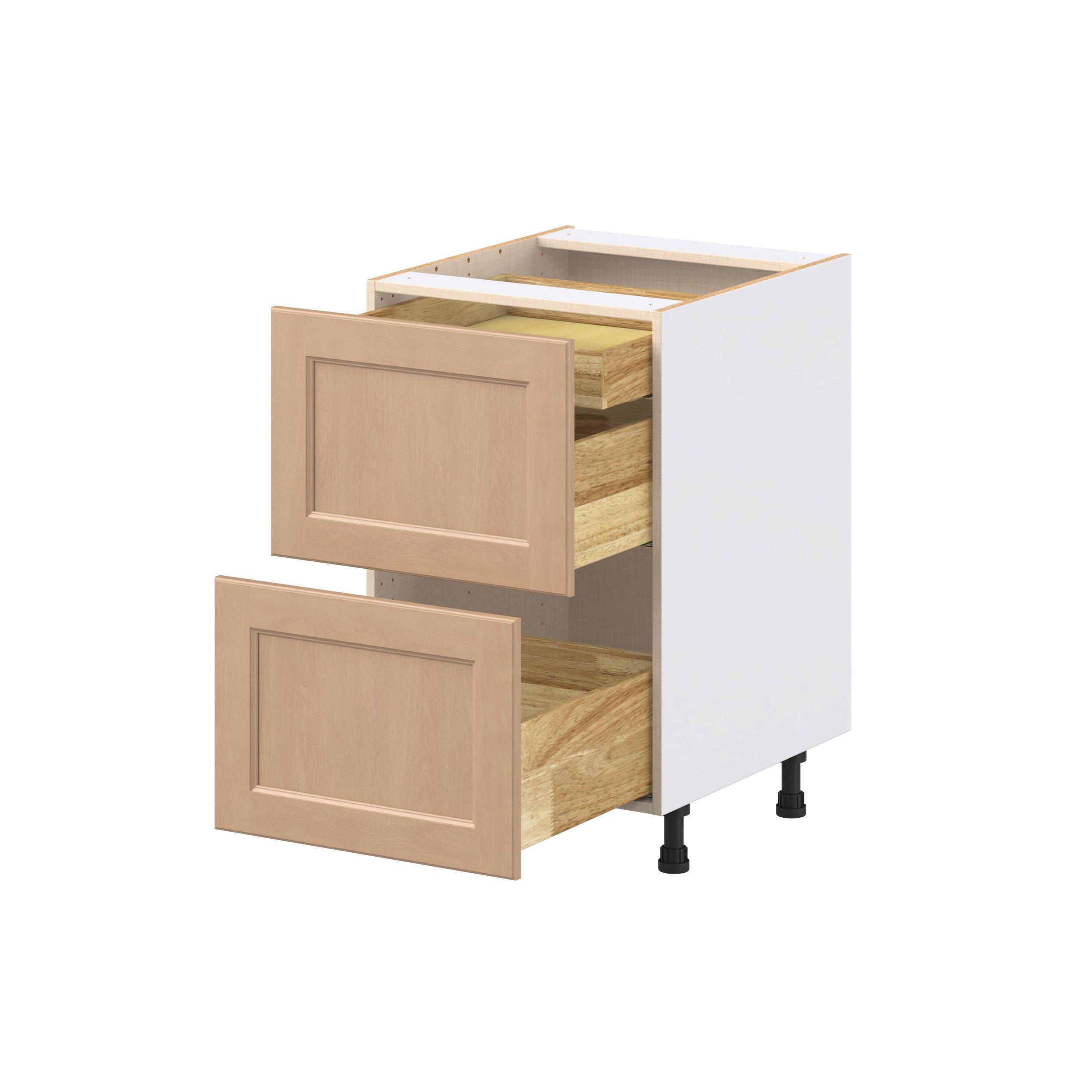 Sugarhill 21 in. Stained Sugar Cookie Base Cabinet with Inner Pull-Out Drawer