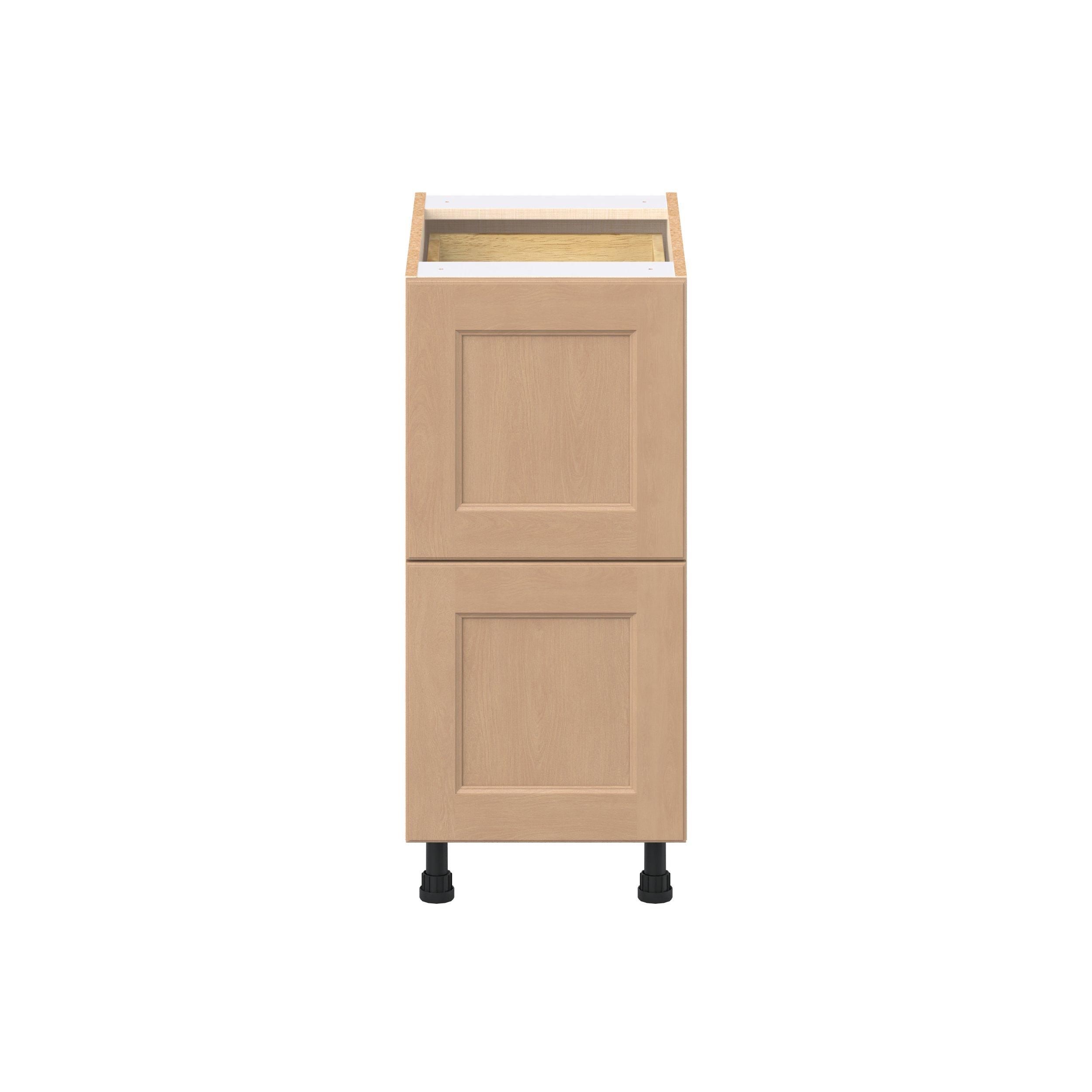Sugarhill 15 in. Stained Sugar Cookie Base Cabinet with Inner Pull-Out Drawer