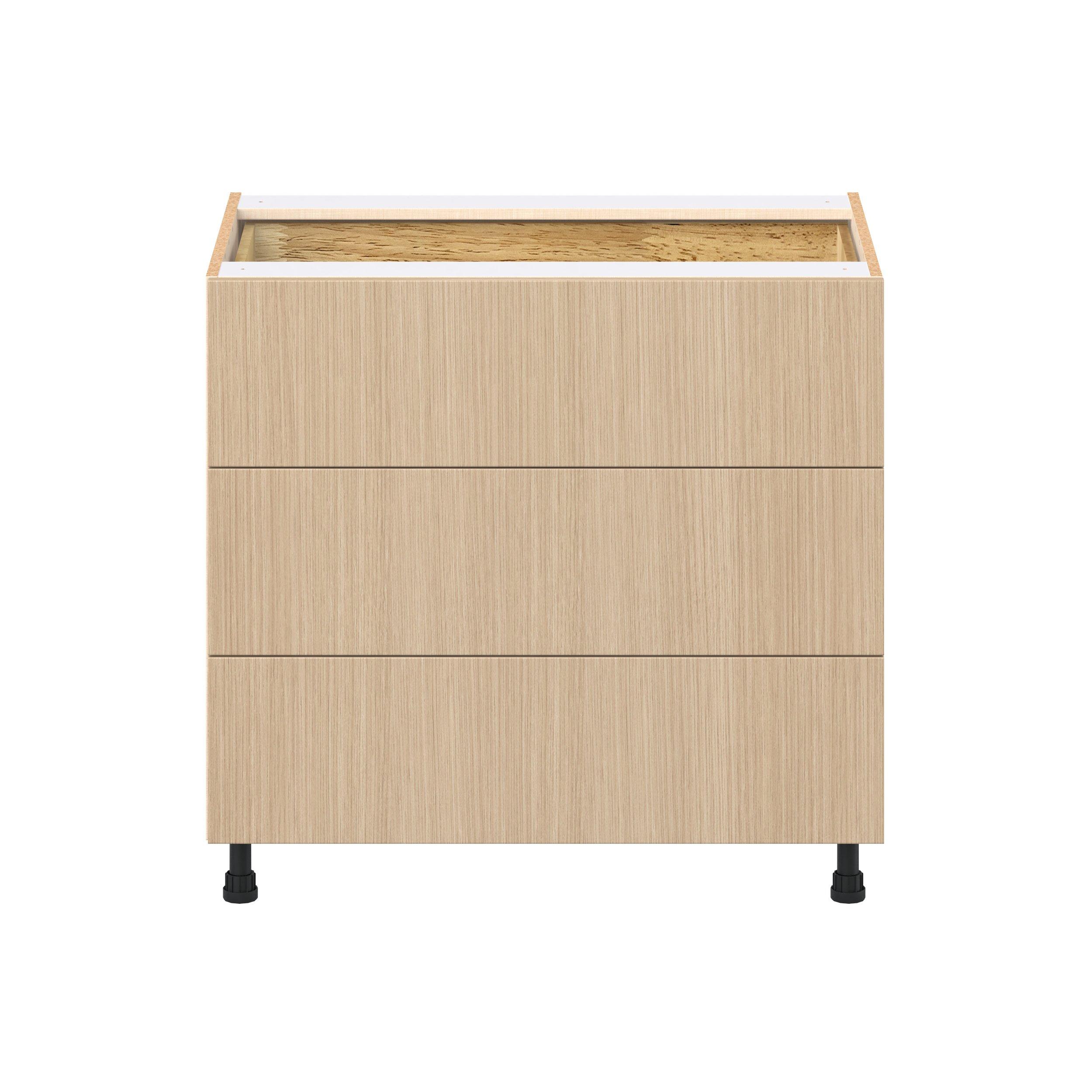 Glenwood 36 in. Mojavi Oak Base Cabinet with Inner Pull-Out Drawer