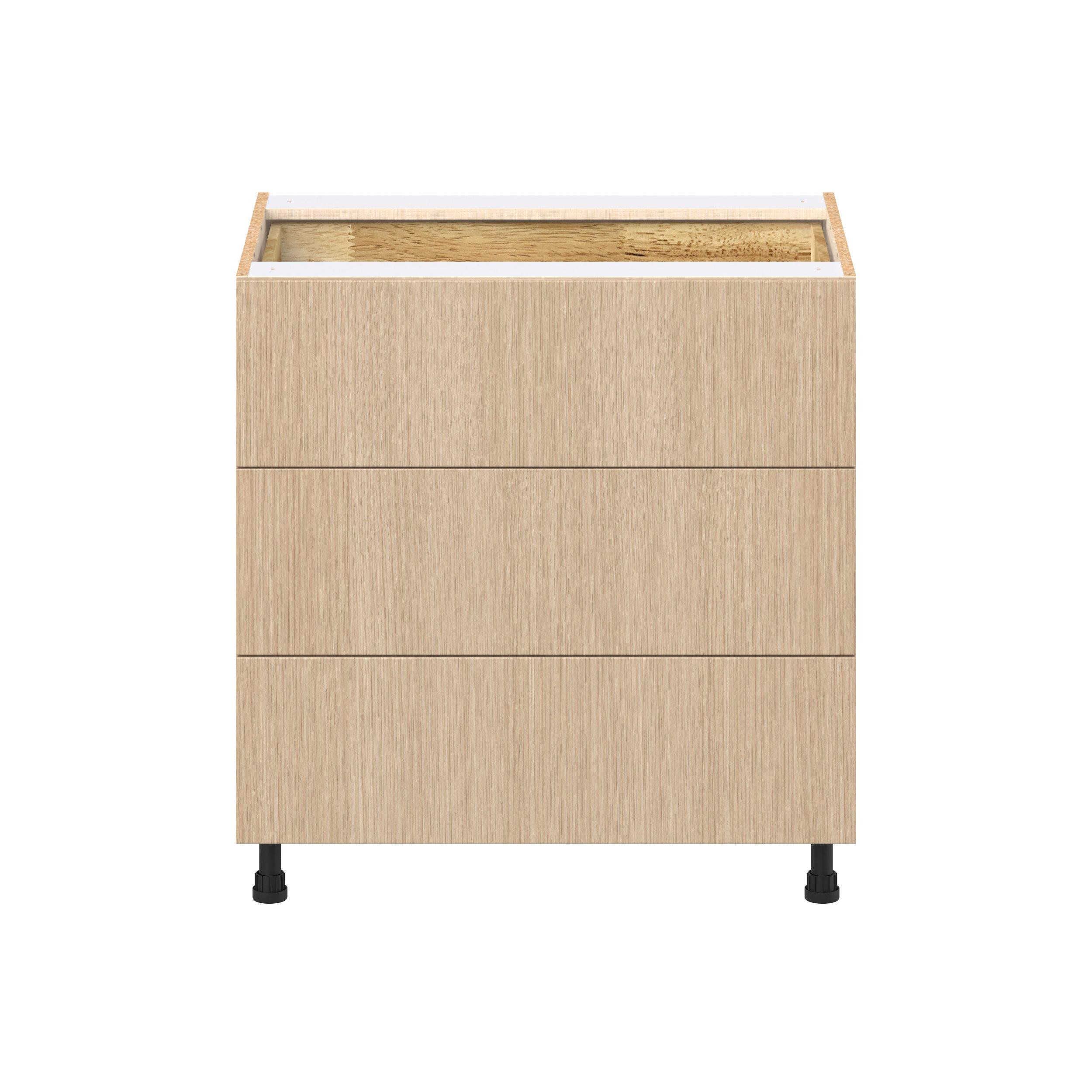 Glenwood 33 in. Mojavi Oak Base Cabinet with Inner Pull-Out Drawer