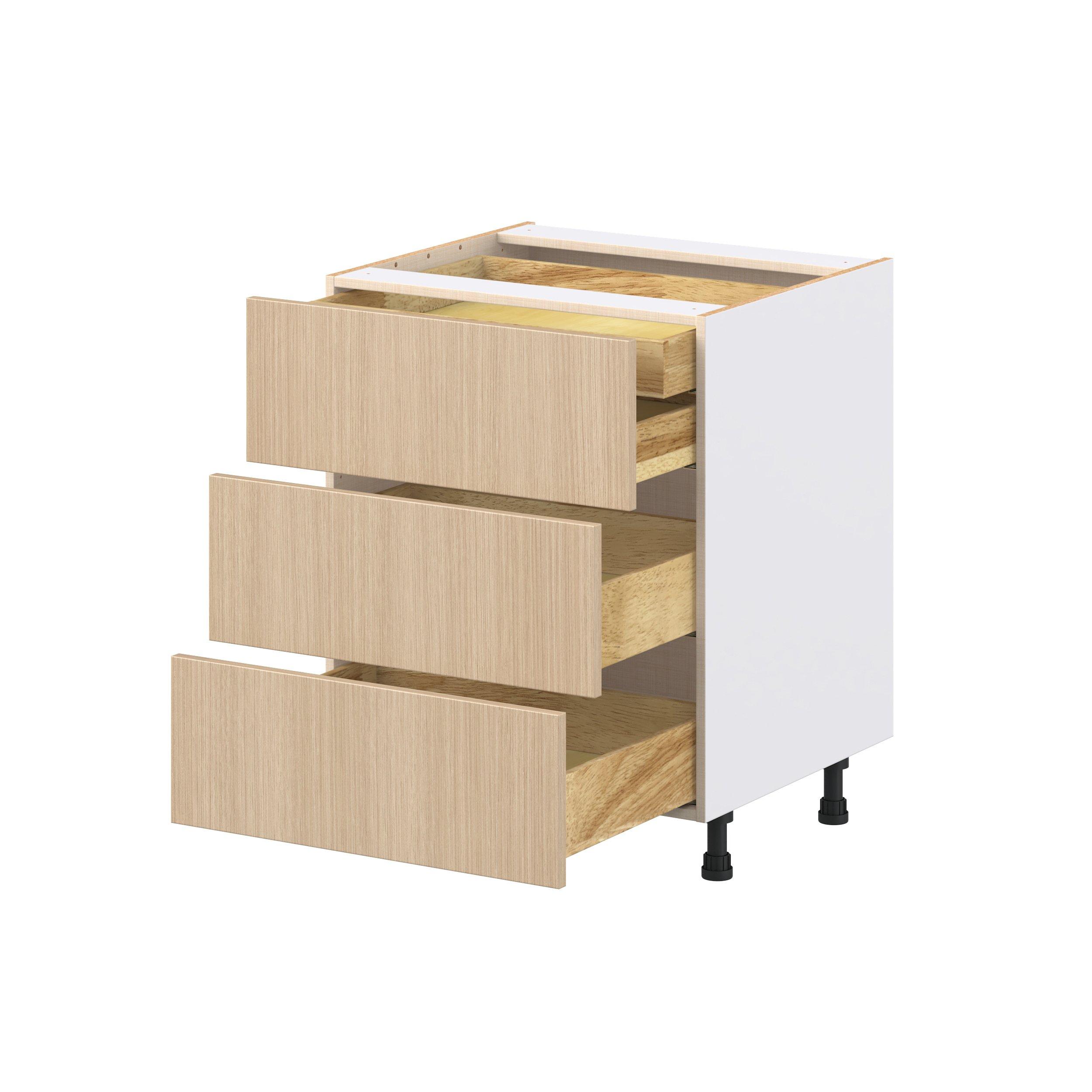 Glenwood 27 in. Mojavi Oak Base Cabinet with Inner Pull-Out Drawer
