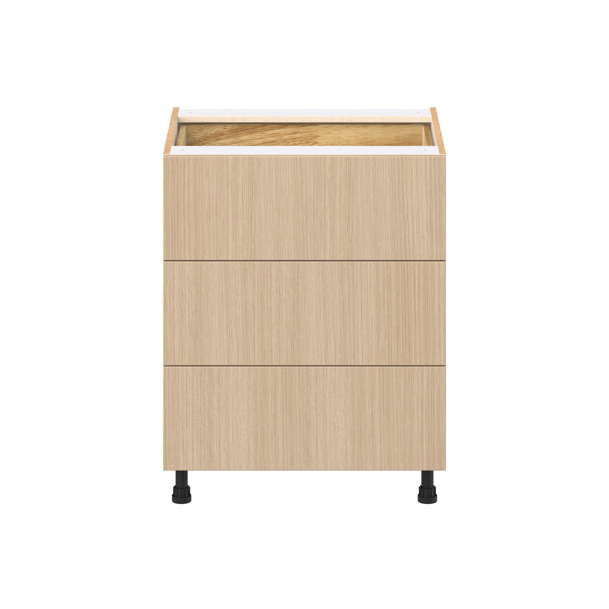 Glenwood 27 in. Mojavi Oak Base Cabinet with Inner Pull-Out Drawer