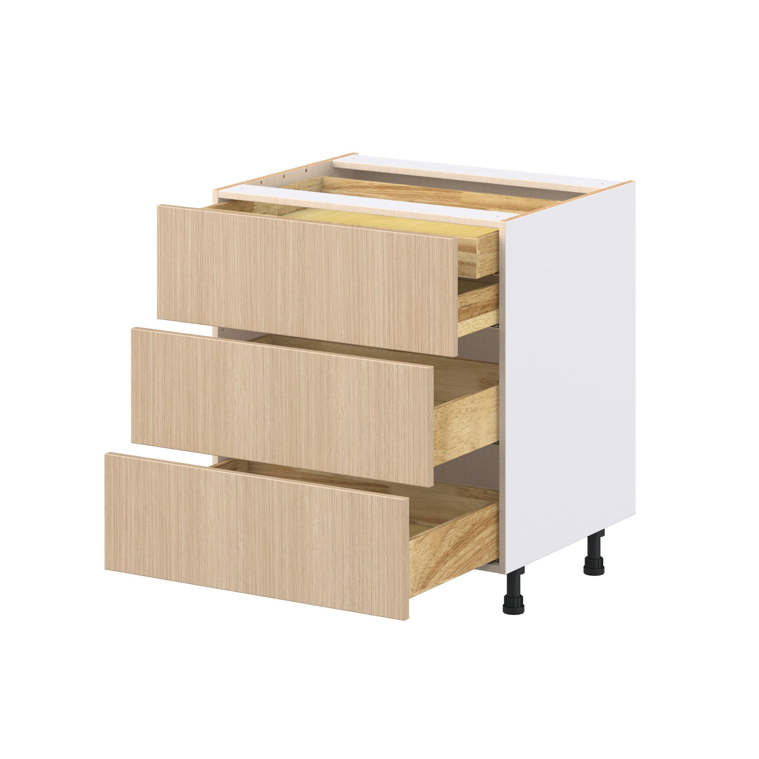 Glenwood 30 in. Mojavi Oak Base Cabinet with Inner Pull-Out Drawer