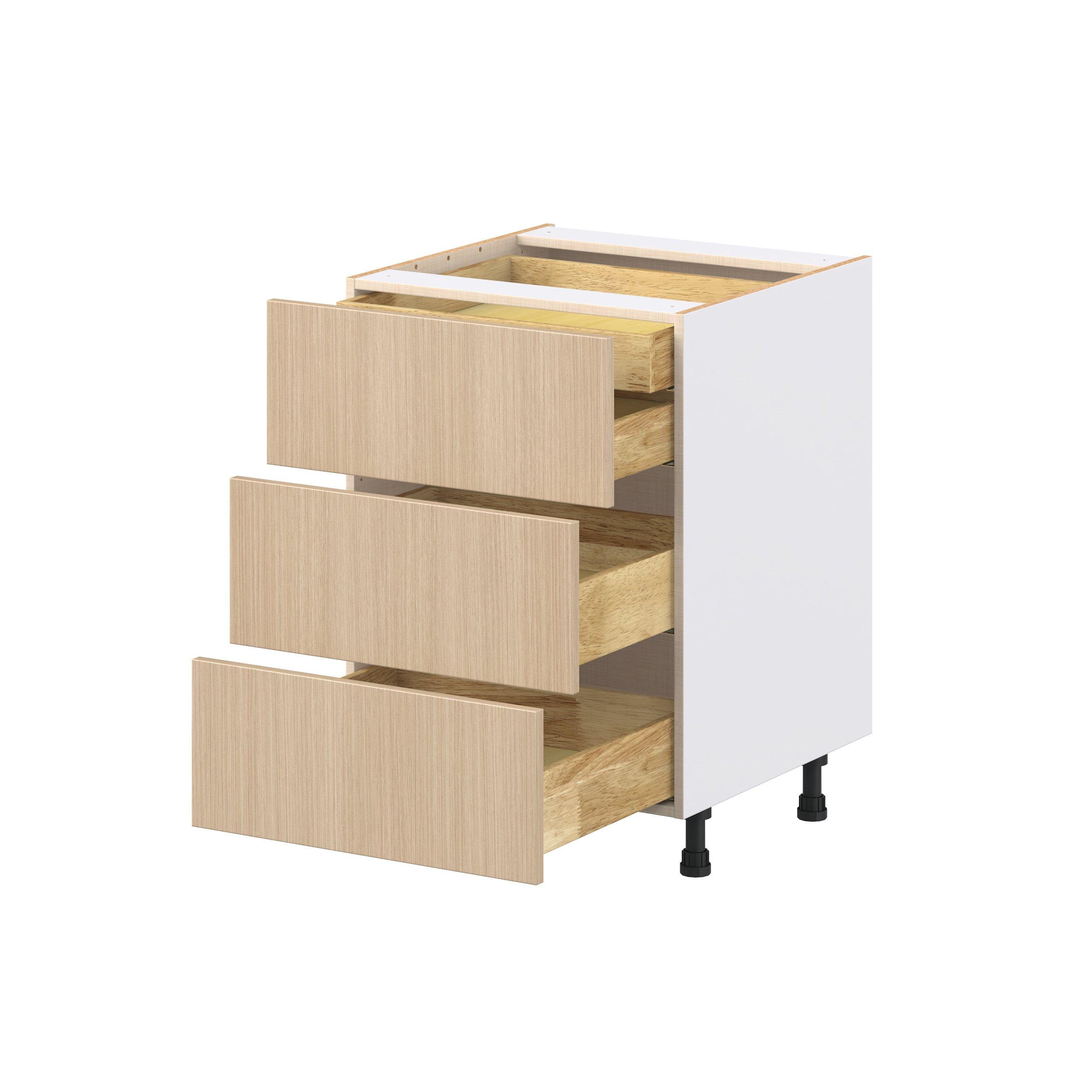 Glenwood 24 in. Mojavi Oak Base Cabinet with Inner Pull-Out Drawer